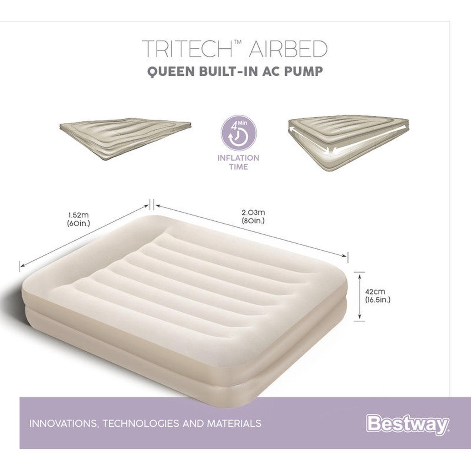 Colchón Inflable Eléctrico Queen 2.03MX1.52MX42Cm Bestway-3