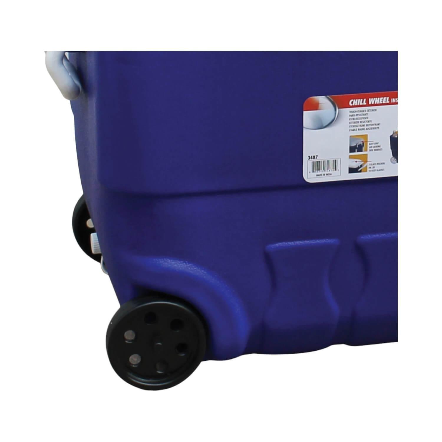 Cooler Roller Con Ruedas New Glacier 50 Litros Princeware-1