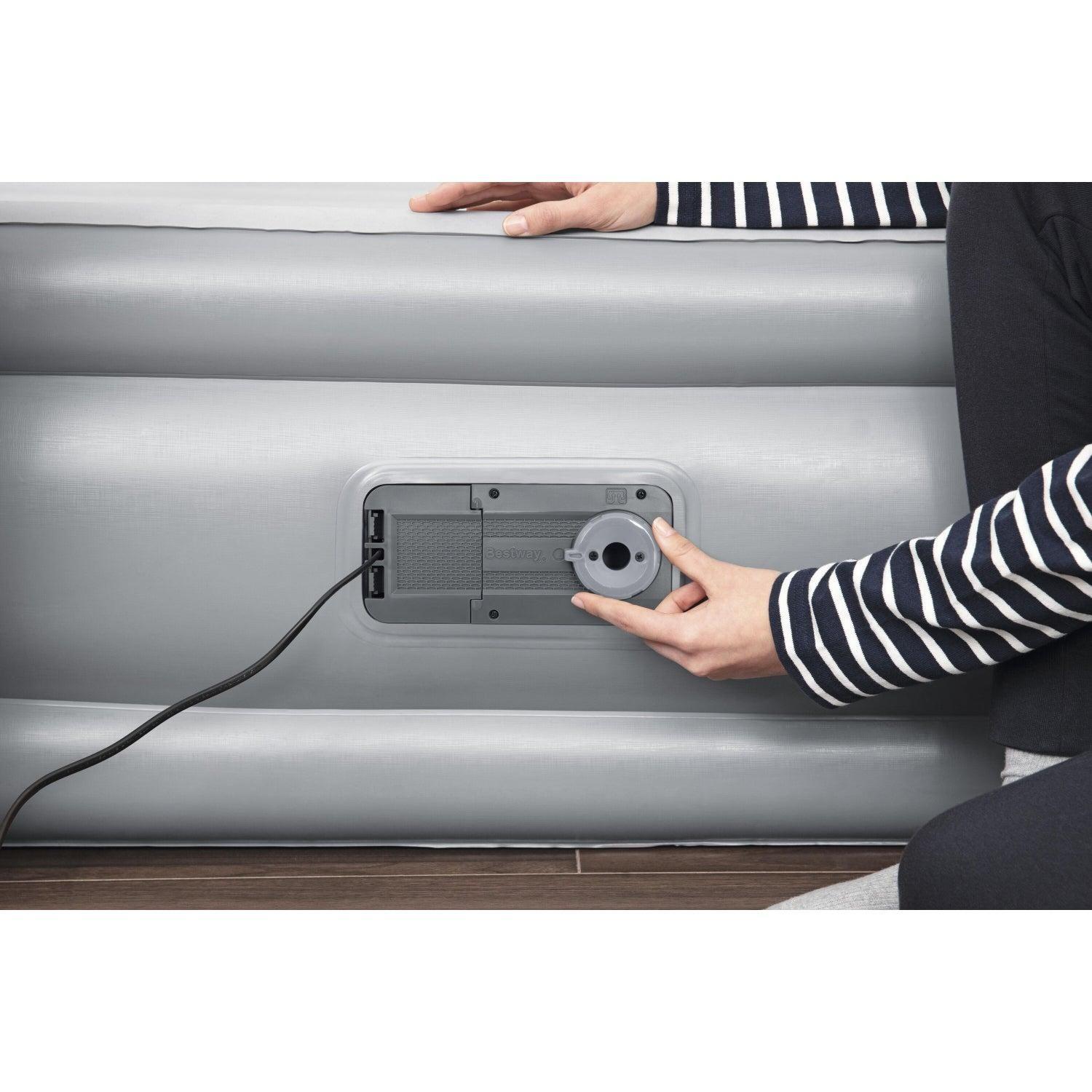 Colchón Inflable Eléctrico Queen Respaldo 233X196X80CM Bestway-9