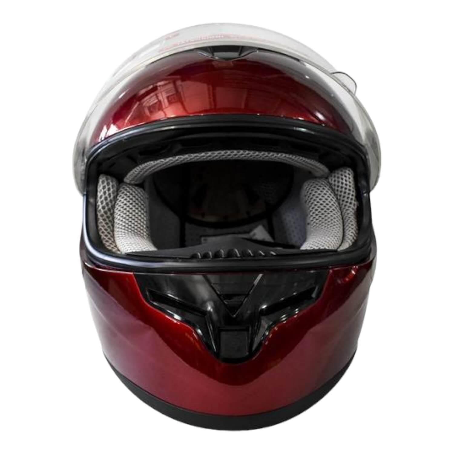 Casco Full Face Bx105 Talla L Color Burgundhy Ceritificacion ECE Bex-4