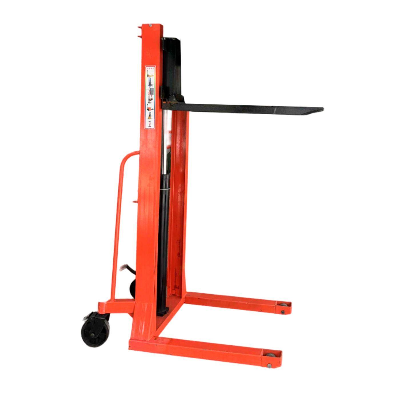 Apilador elevador manual horquilla para 1500 kgs y altura 1,60 mts-1