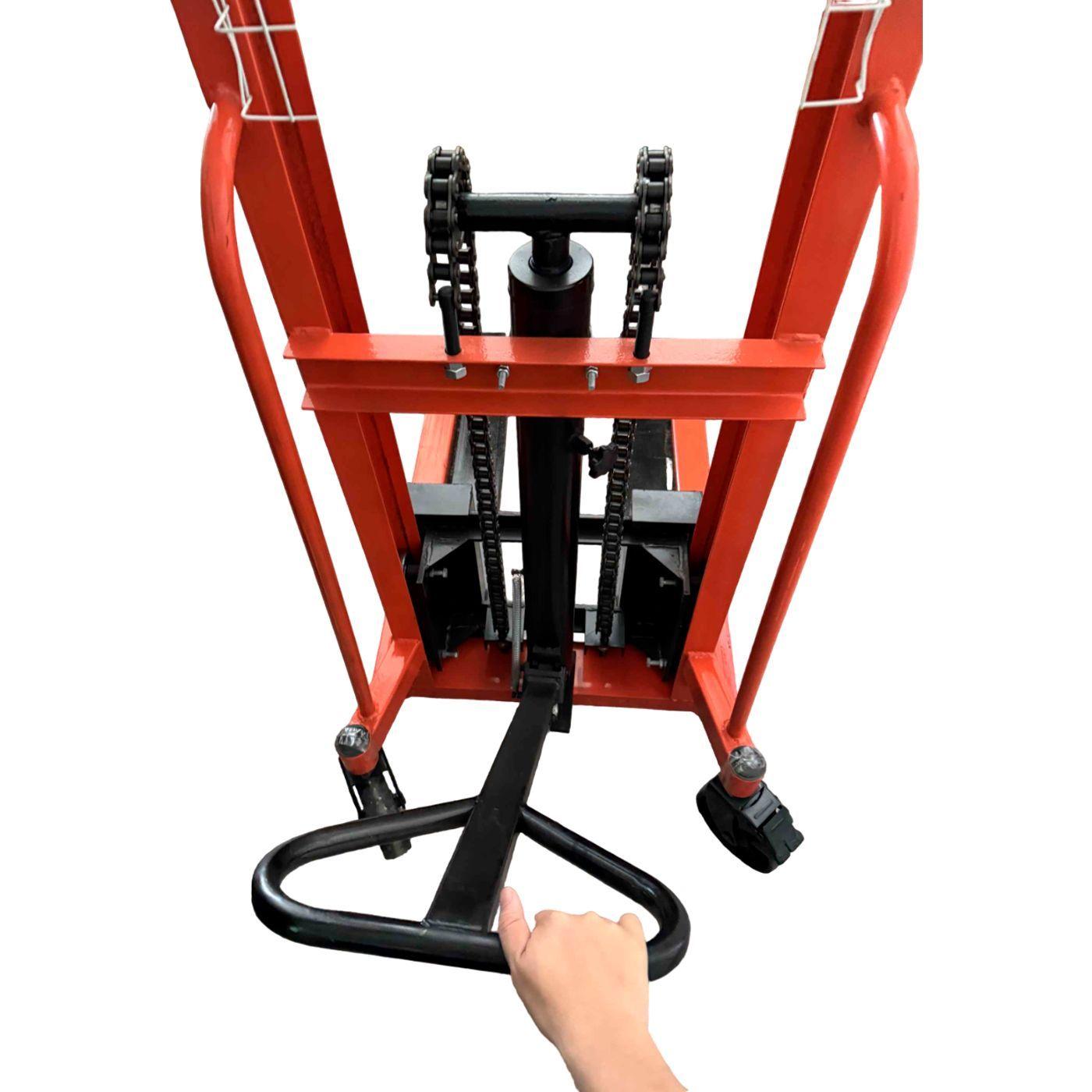 Apilador elevador manual horquilla para 1500 kgs y altura 1,60 mts-3