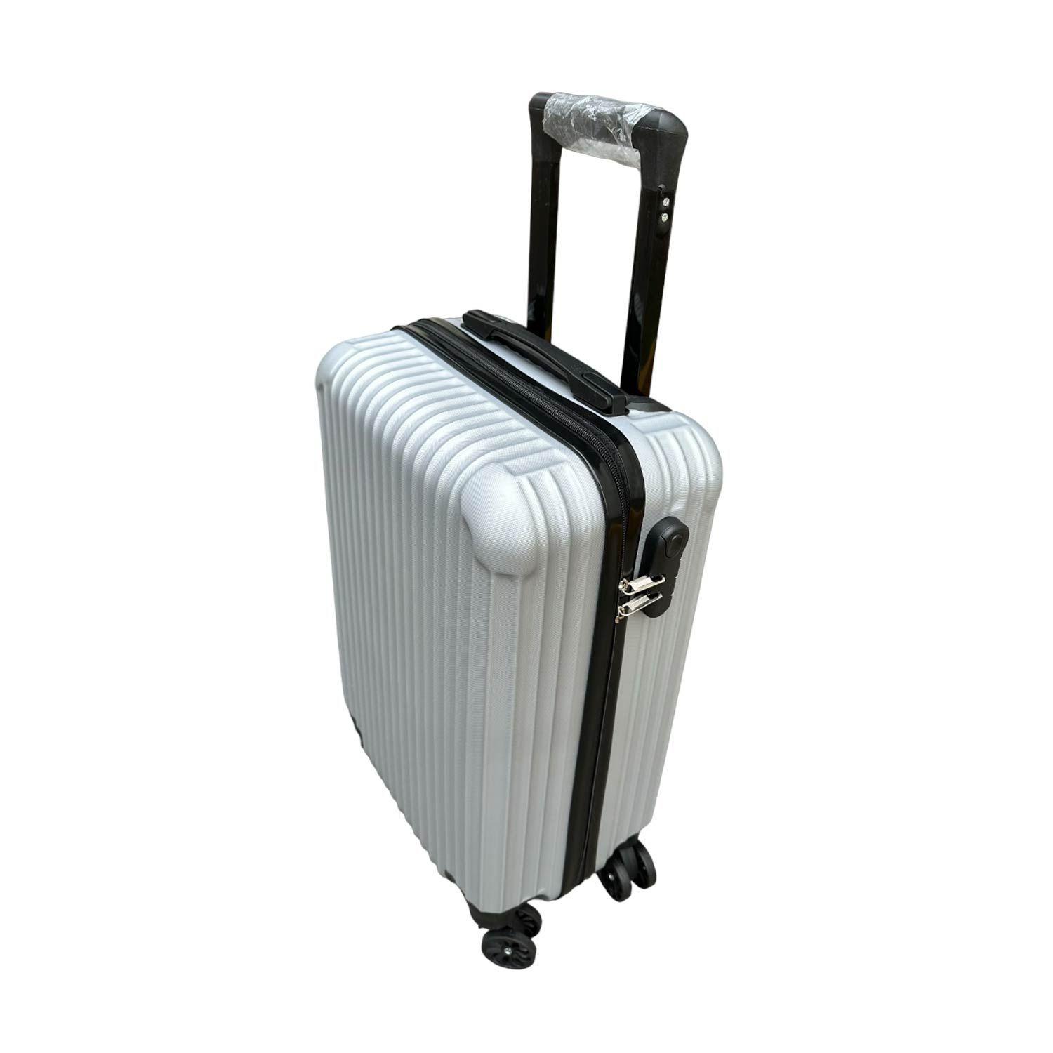 Maleta de viaje Carry on cabina gris, con clave-1