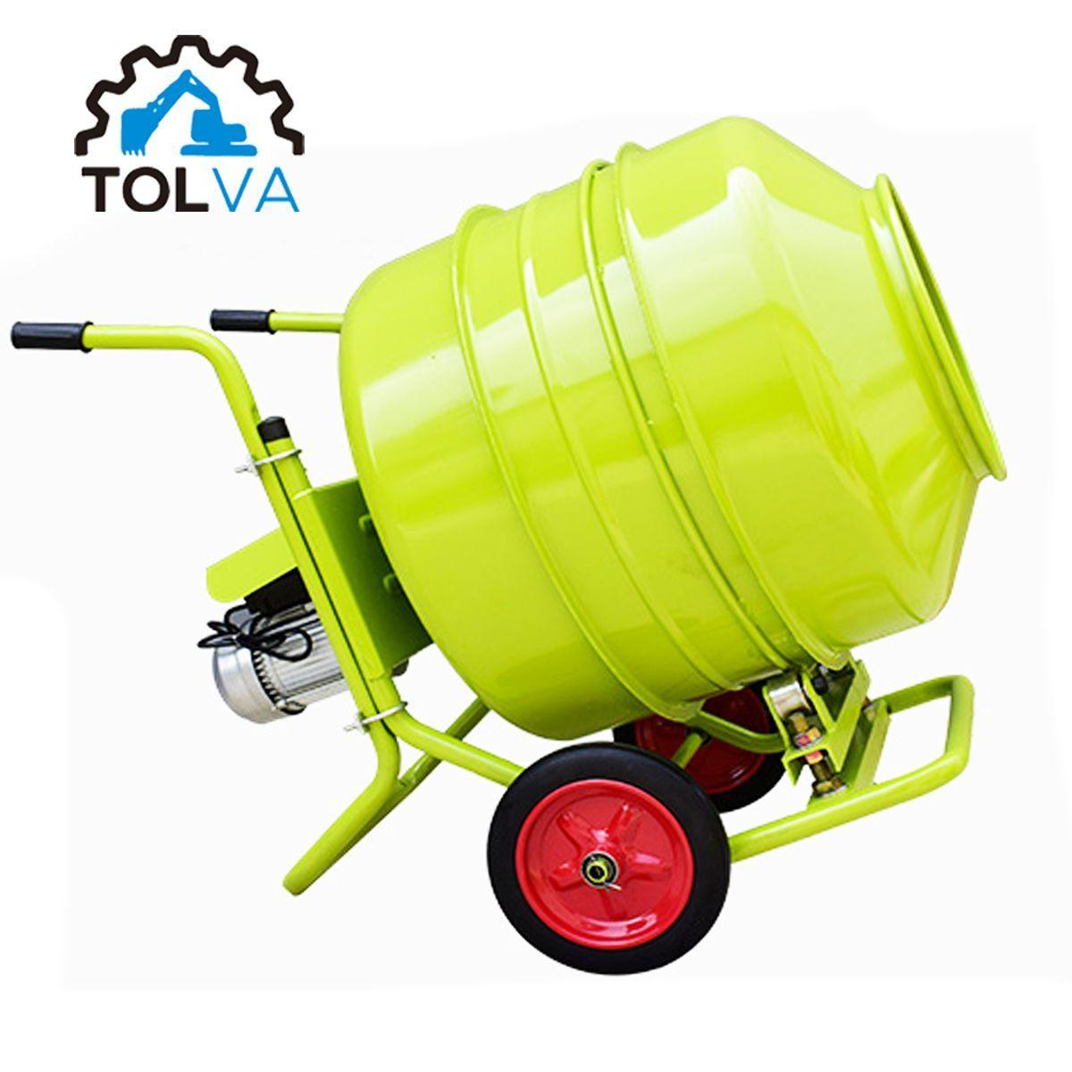 Trompo betonera 350 litros, 4 HP, marca Tolva-0