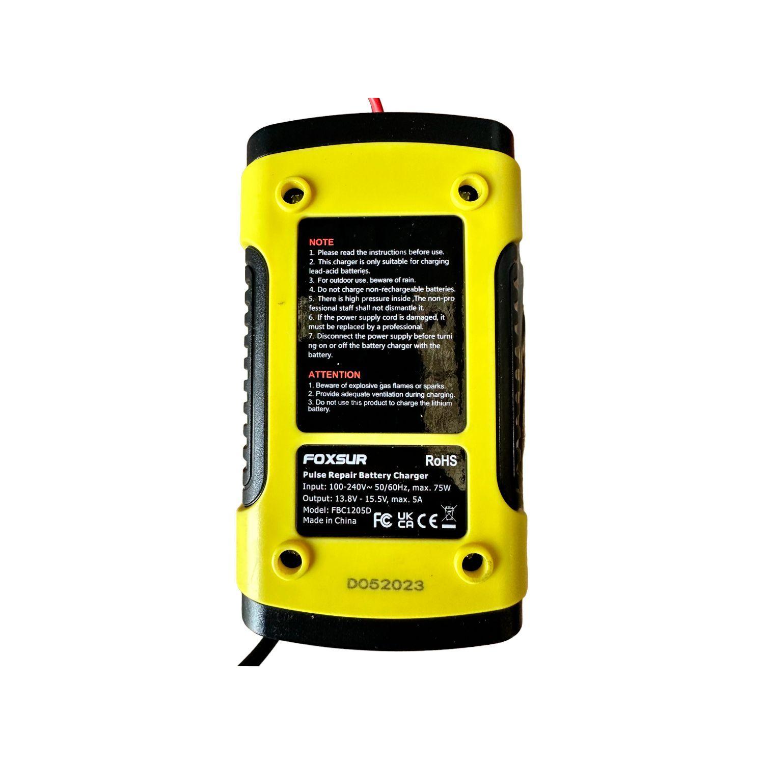 Cargador de batería inteligente 12V auto o moto-2