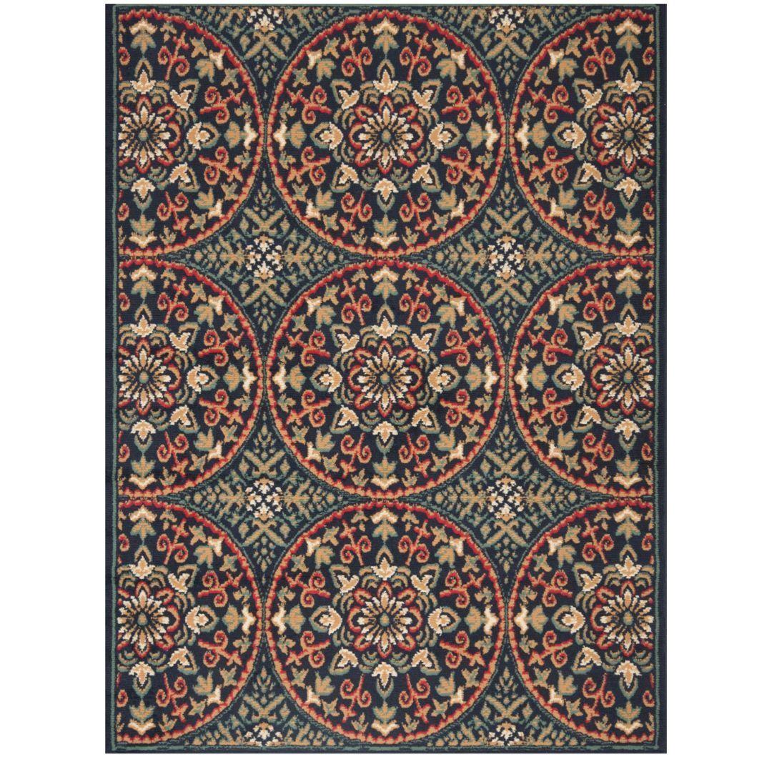 Alfombra Jazmin Negro 133x180-0