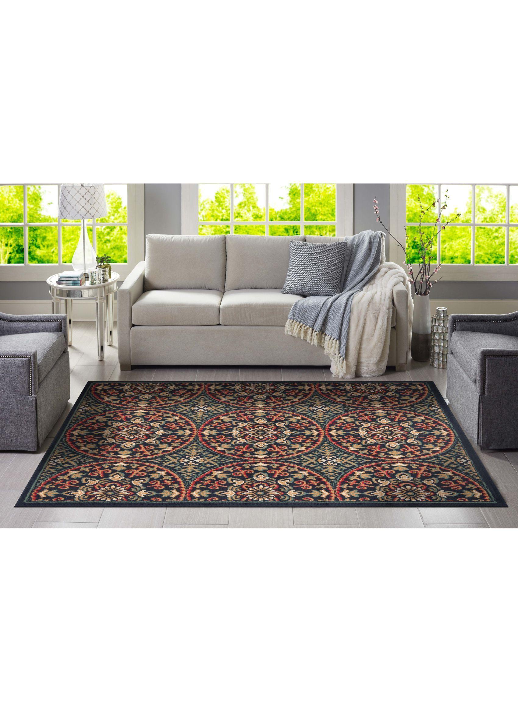 Alfombra Jazmin Negro 133x180-2