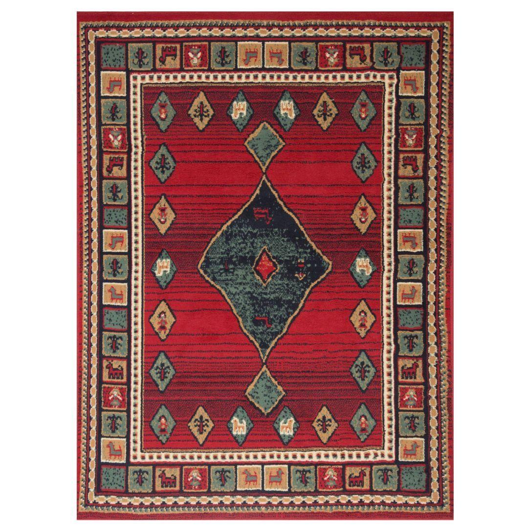 Alfombra Zinnia Rojo 133x180-0