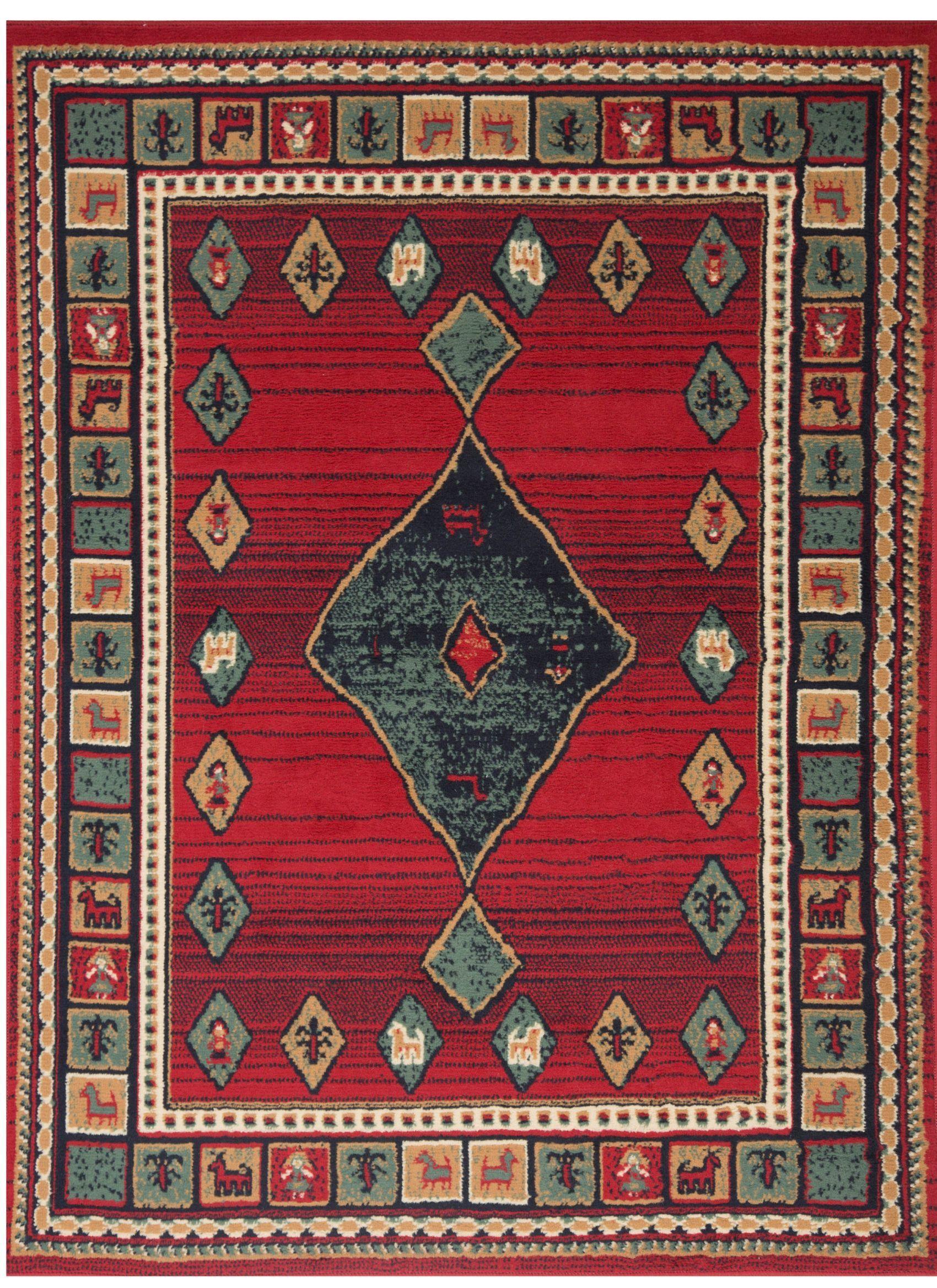 Alfombra Zinnia Rojo 133x180-1