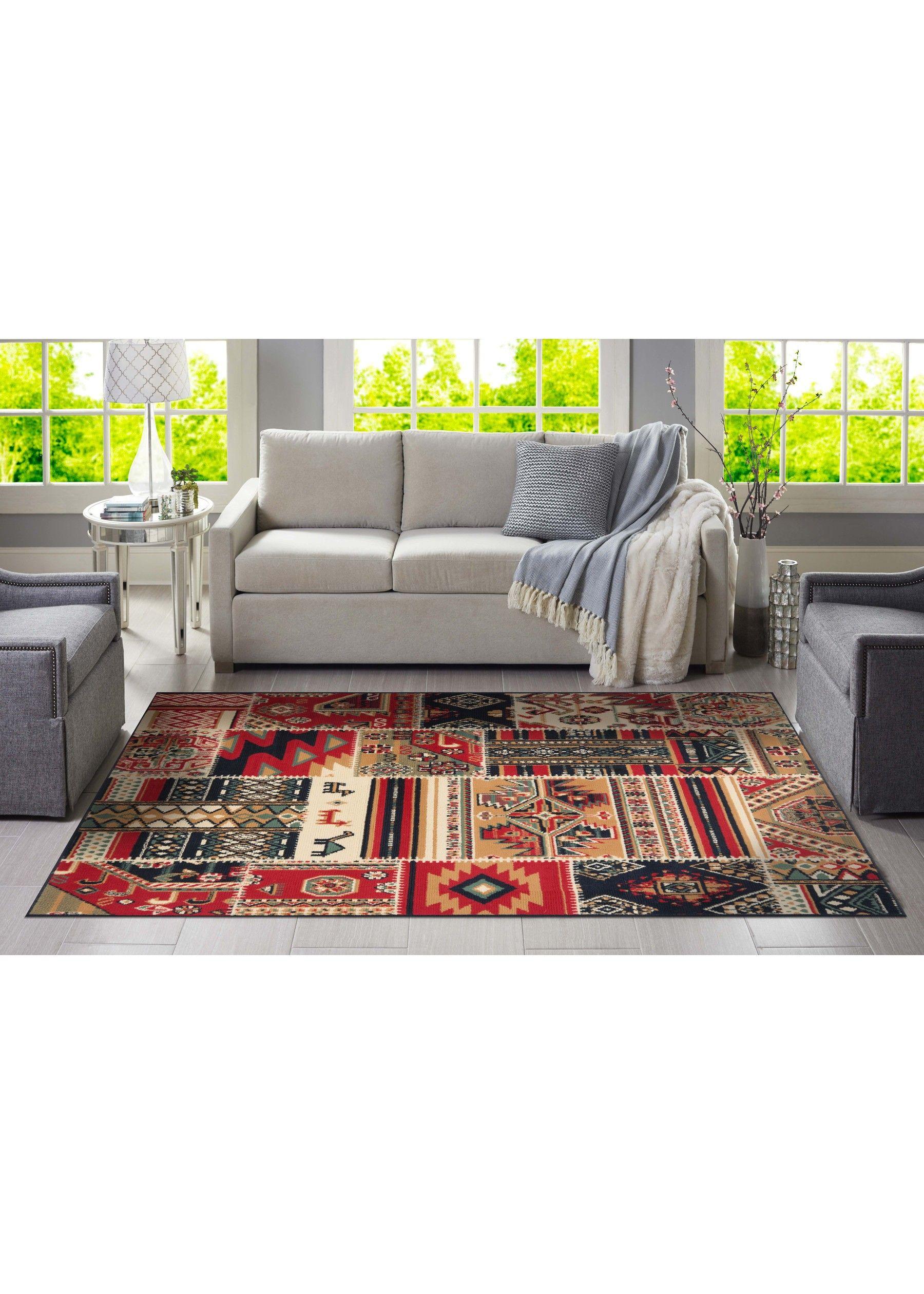 Alfombra Cosmos Rojo 150x200-1