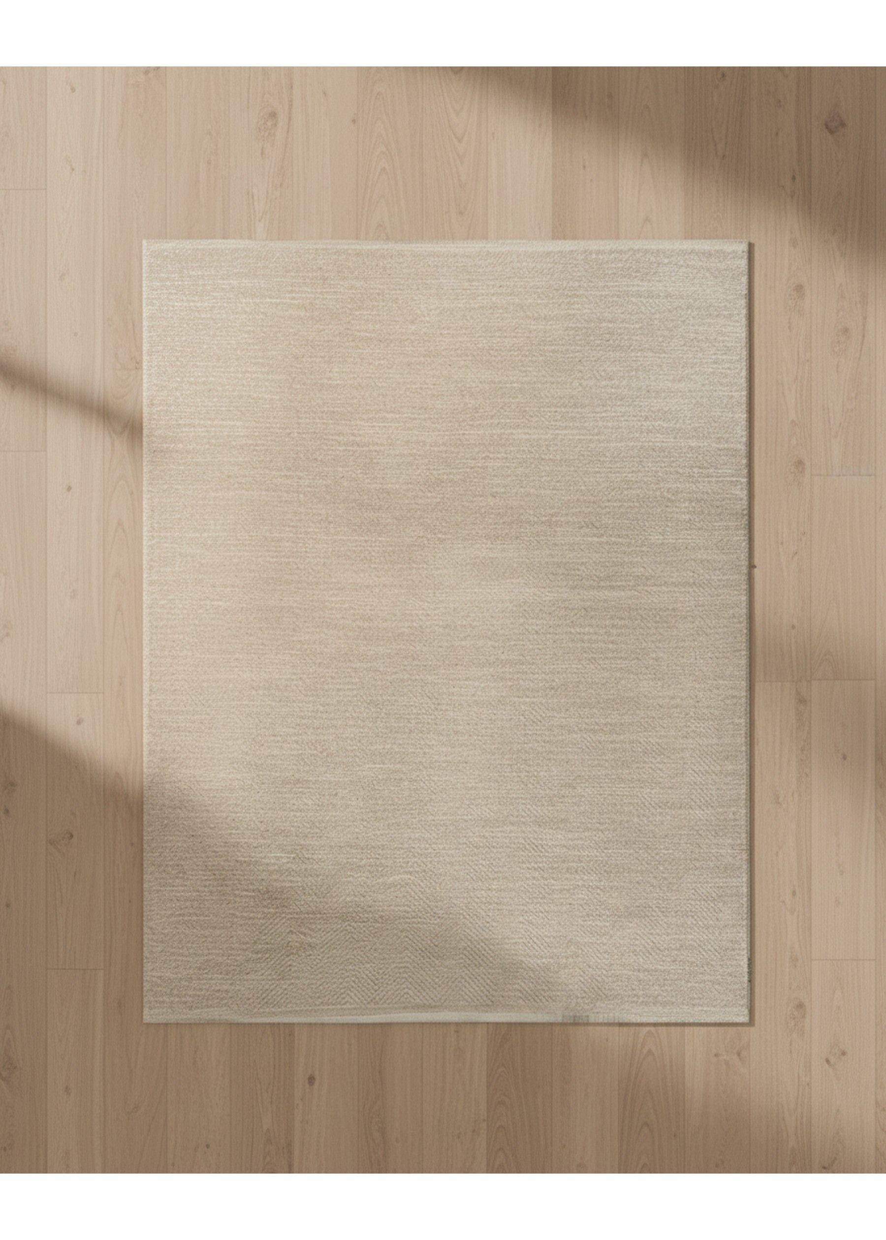 Alfombra Lana Kora Gris Claro 140x190-0
