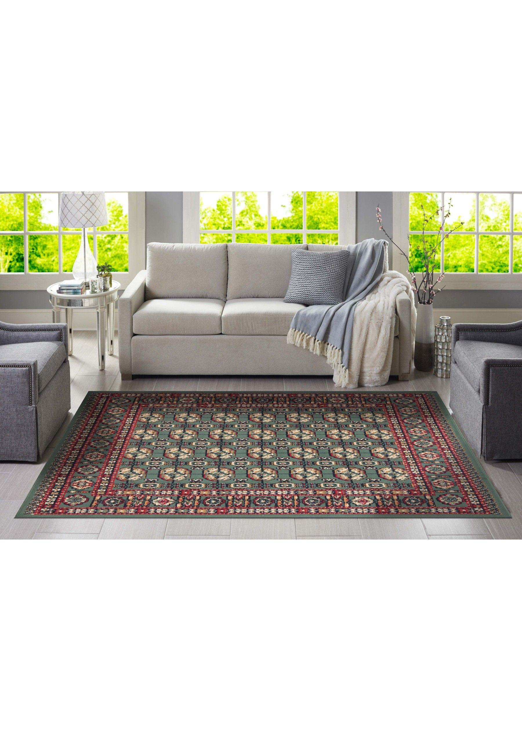 Alfombra Dalia Verde 133x180-1