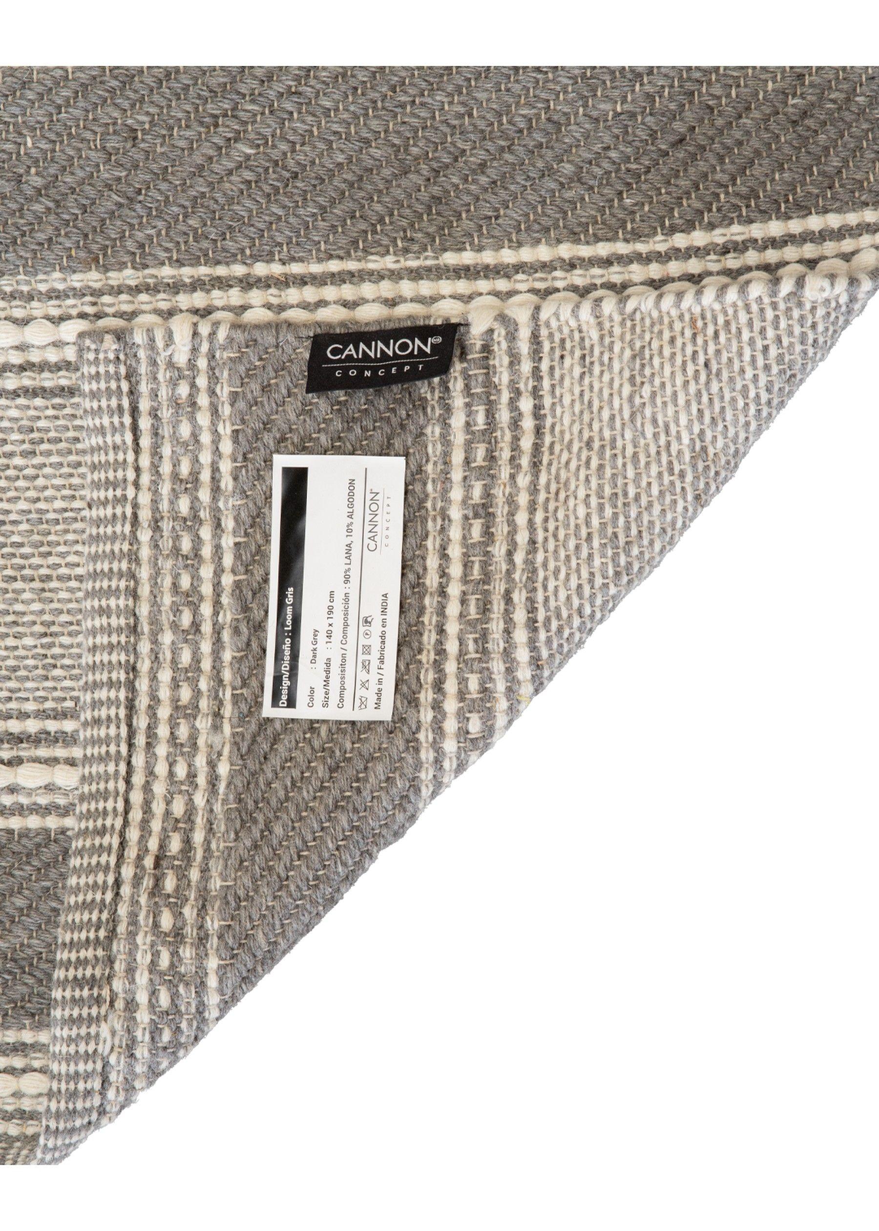 Alfombra Lana Loom Gris 230x330-2