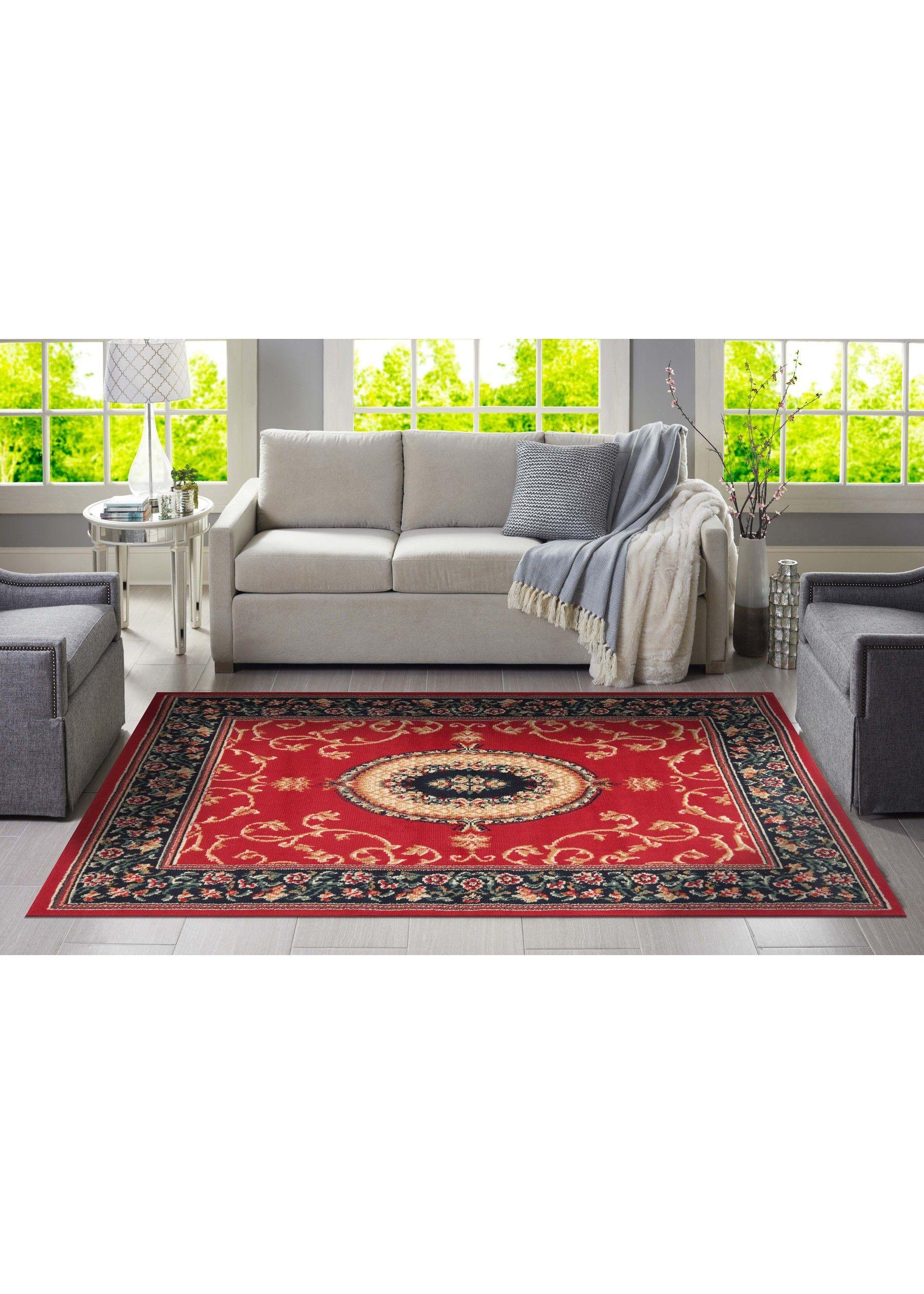 Alfombra Camelia Rojo 133x180-1