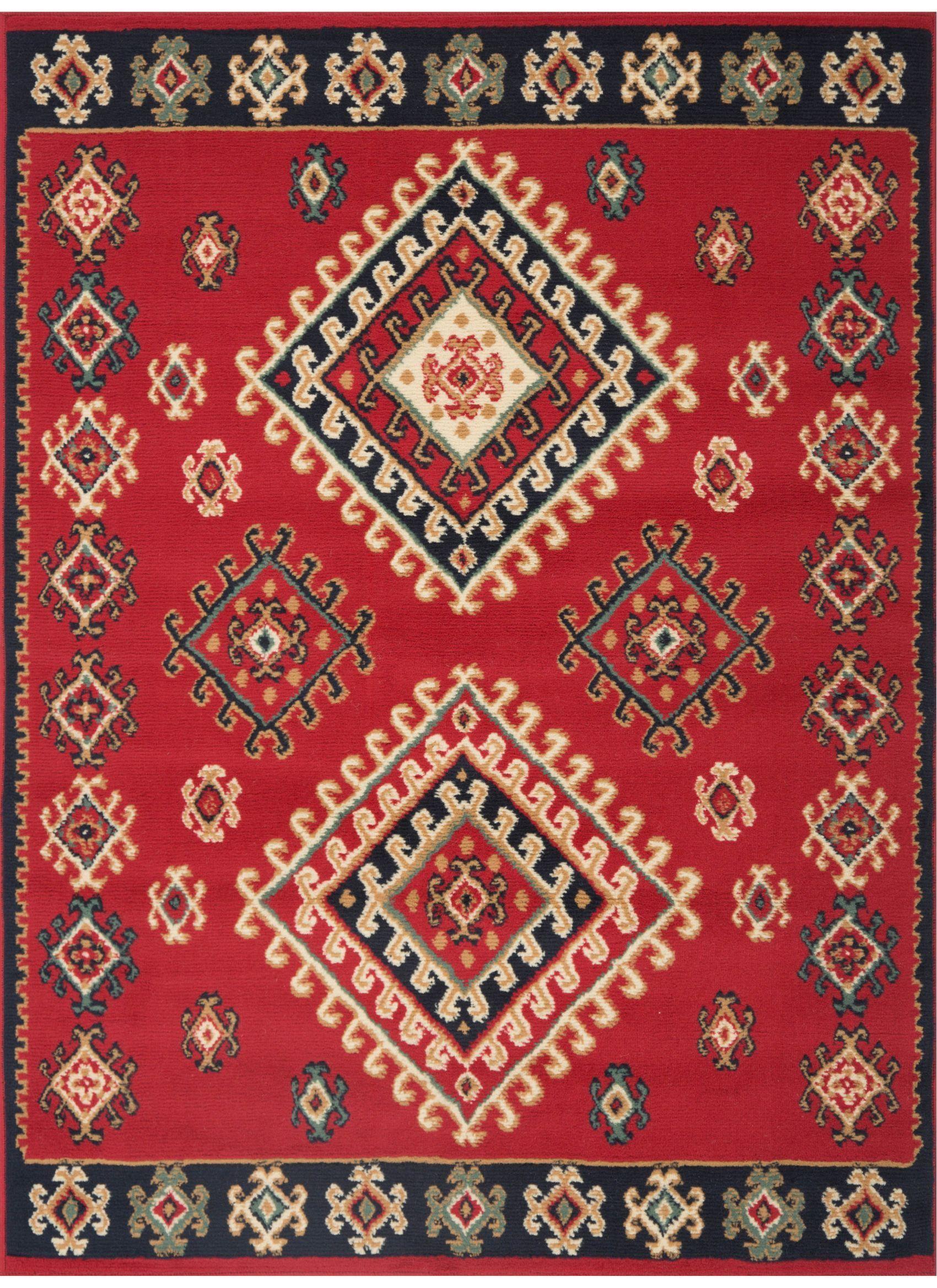 Alfombra Fresia Rojo 133x180-1