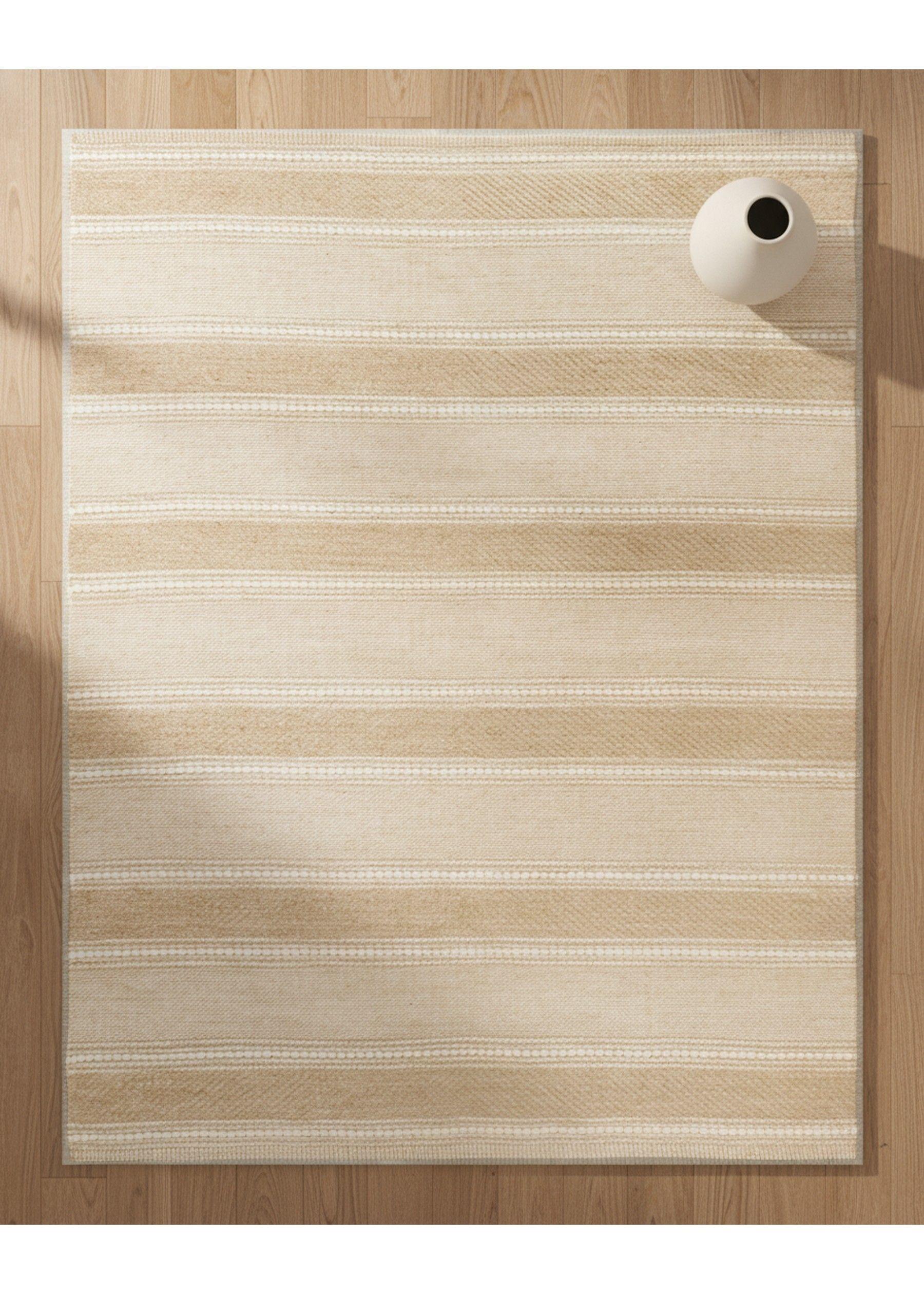 Alfombra Lana Loom Beige 190x290-0