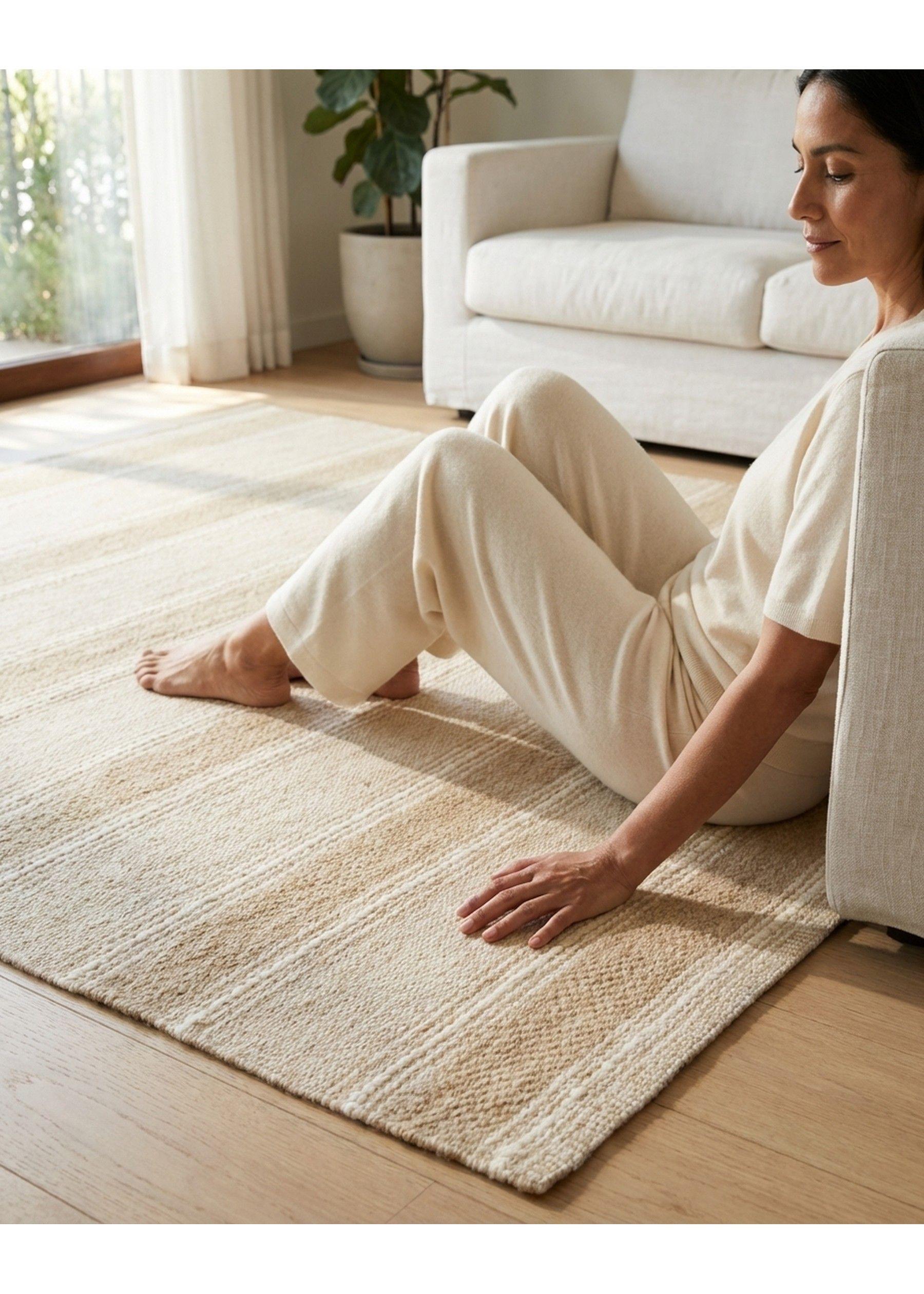 Alfombra Lana Loom Beige 190x290-2