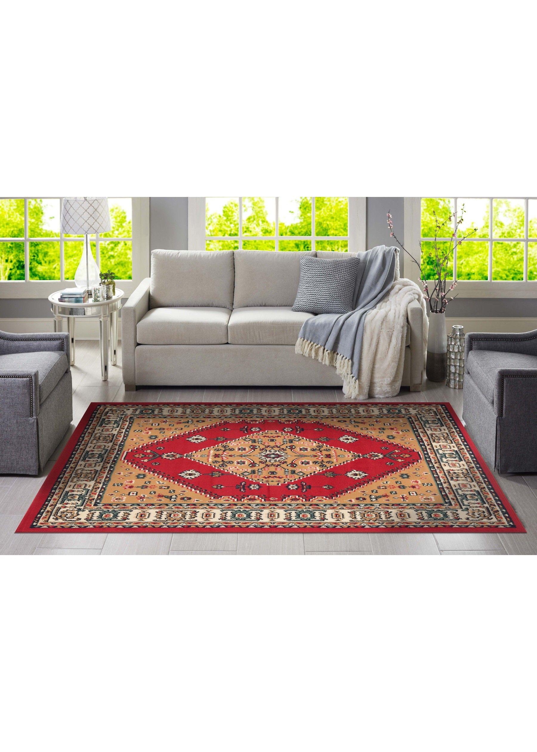 Alfombra Azalea Rojo 133x180-1