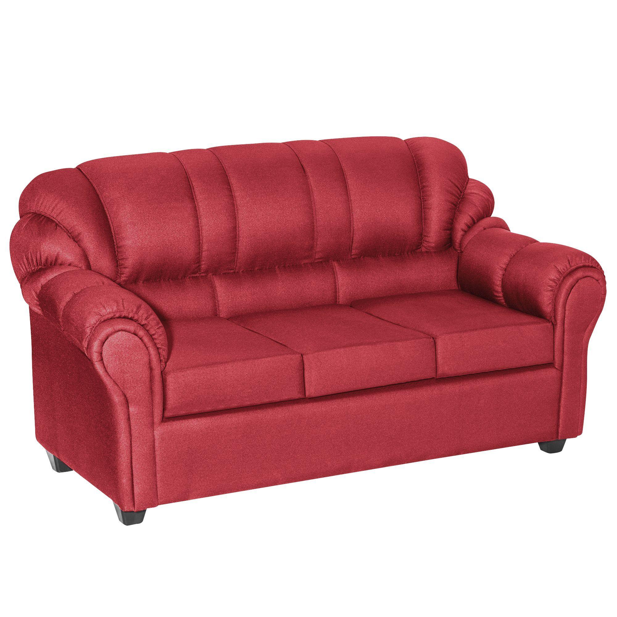 Juego de Living Natoga Burdeo 3-1-1 Cuerpos-2