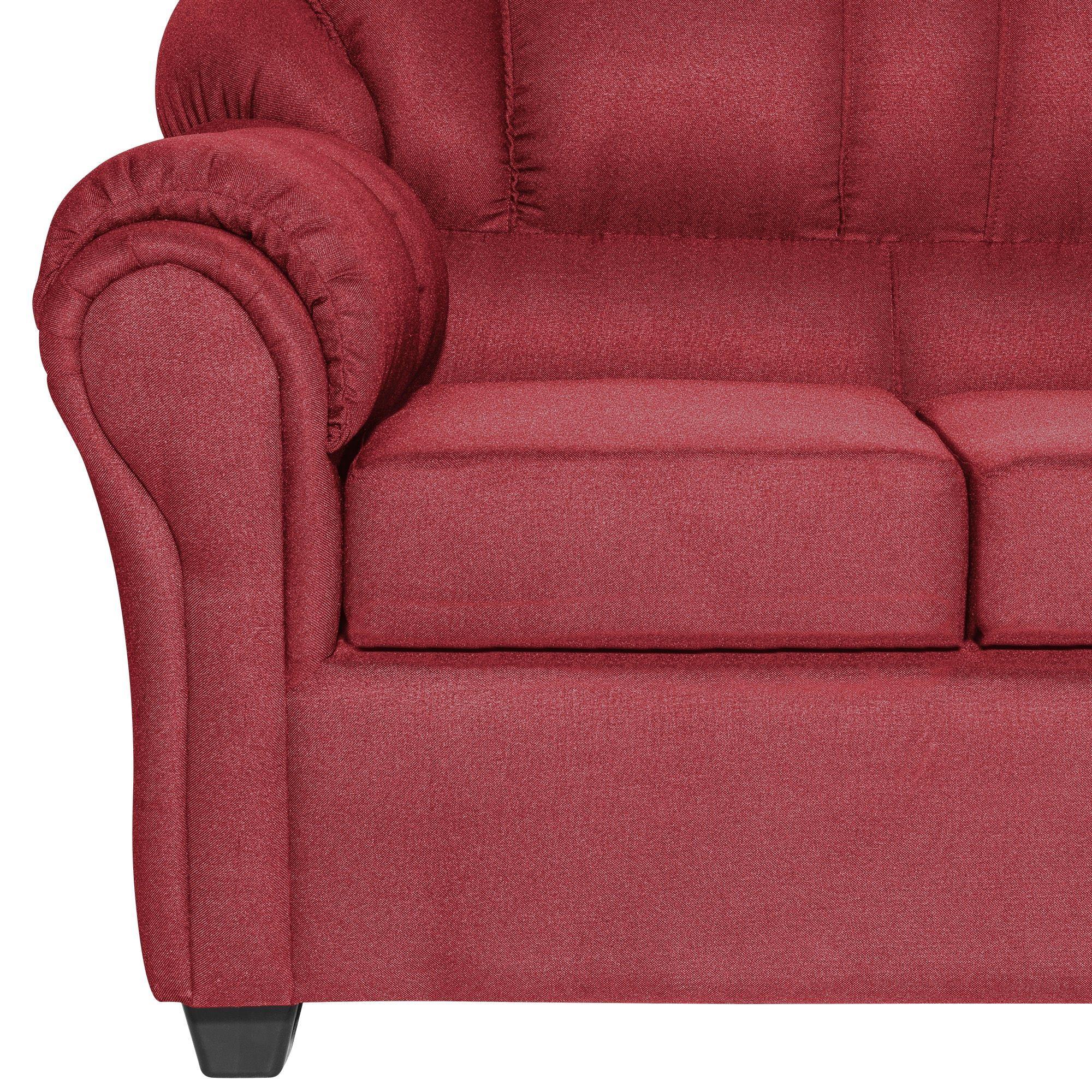 Juego de Living Natoga Burdeo 3-1-1 Cuerpos-4