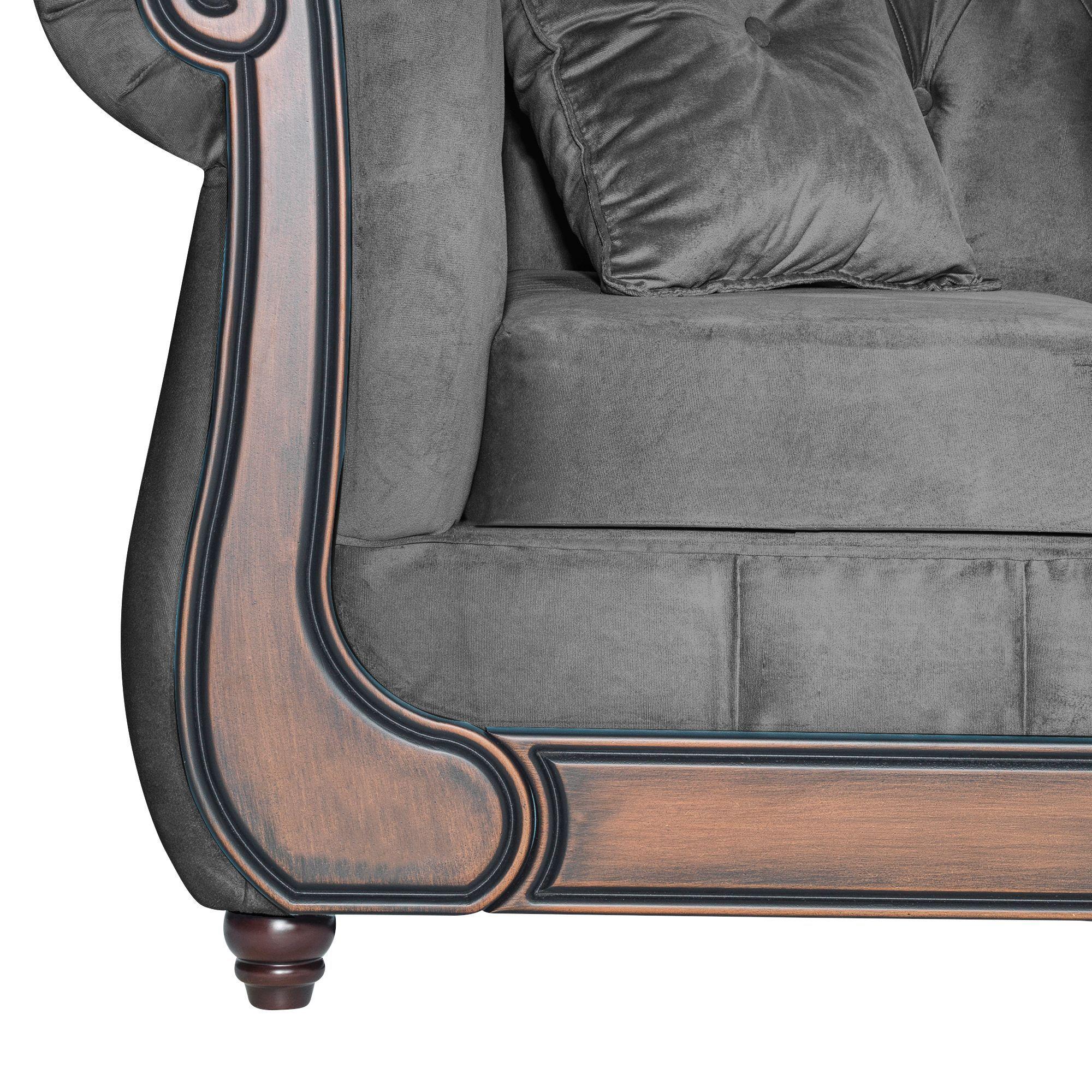 Sofá Paris Gris 3 Cuerpos-2