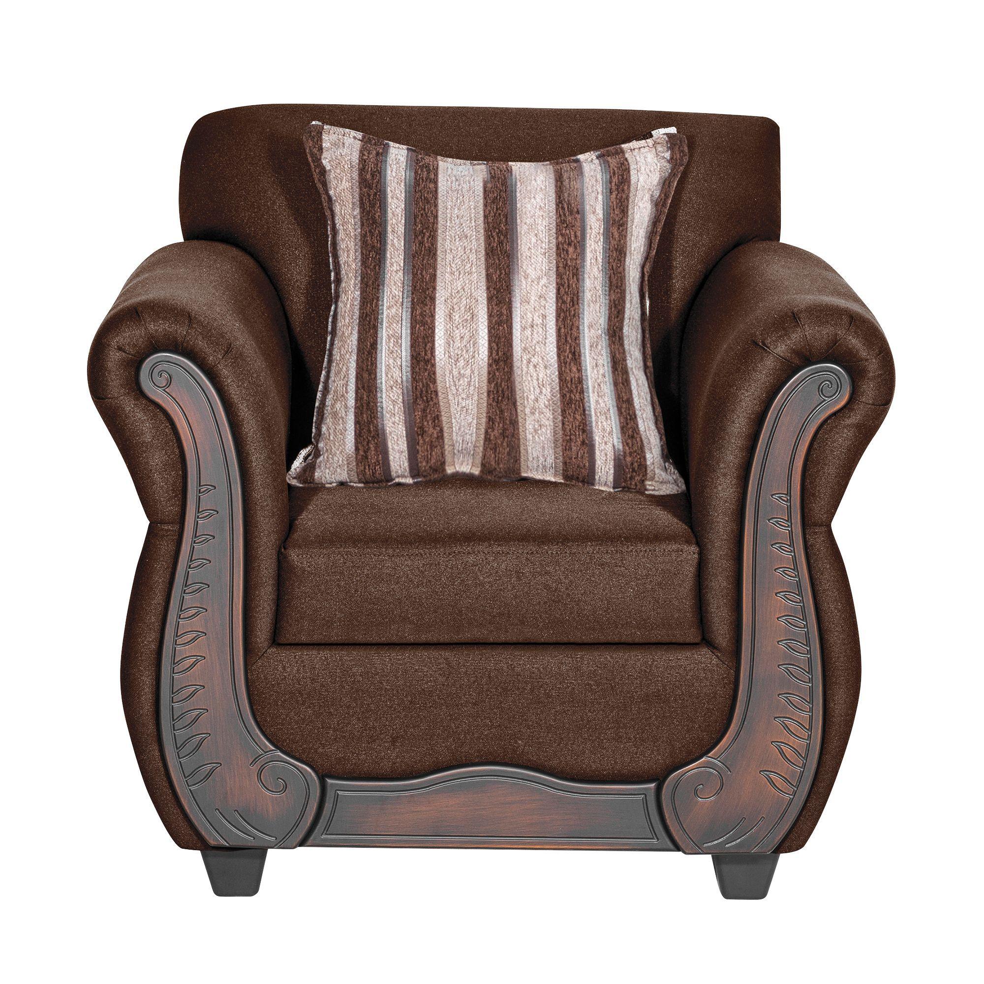 Juego de Living Llanquihue Chocolate 3-1-1 Cuerpos-4