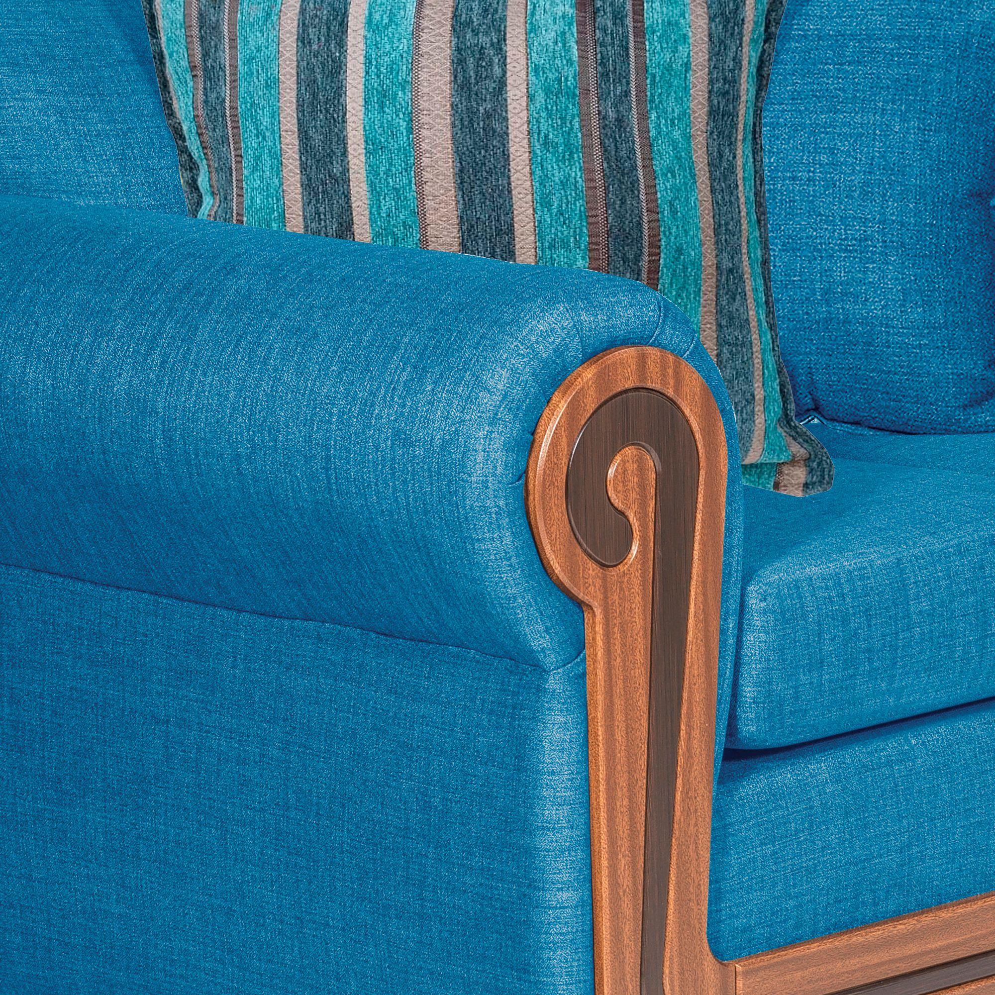 Juego de Living Conguillio 3.2 Azul 3-1-1 Cuerpos-5