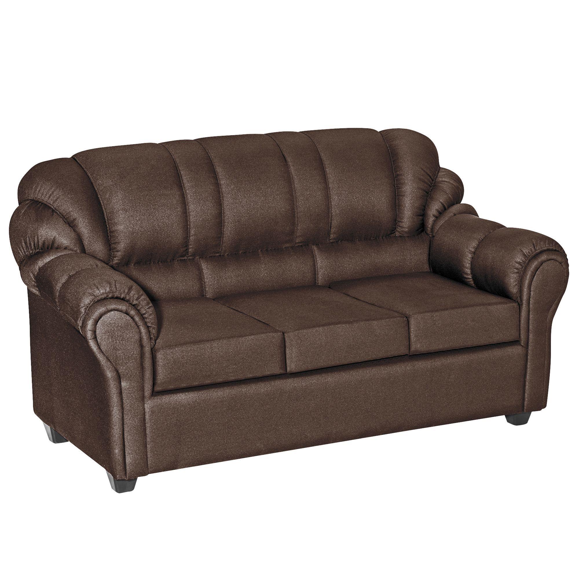 Juego de Living Natoga Chocolate 3-1-1 Cuerpos-2