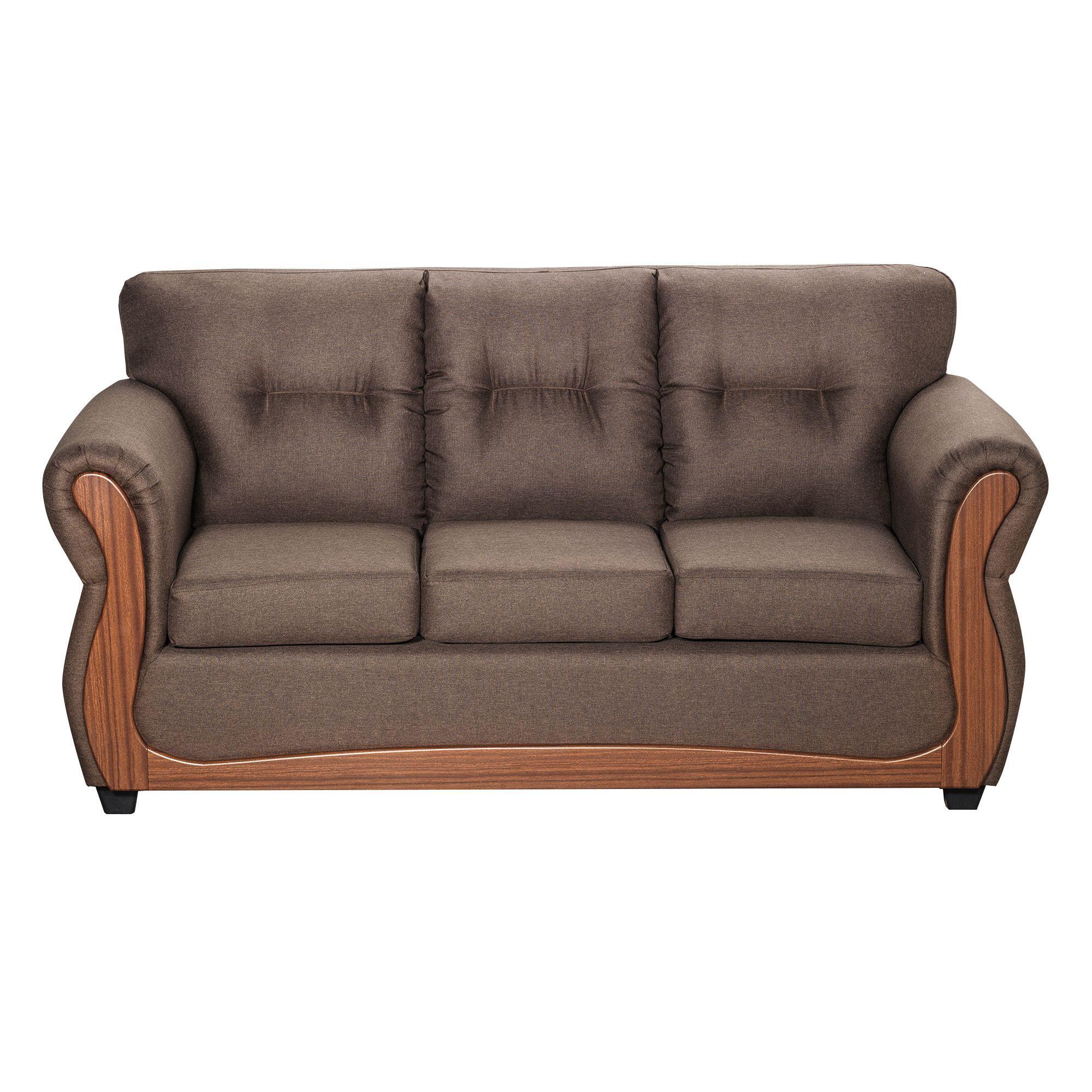 Juego de Living Caburgua Chocolate 3-1-1 Cuerpos-3