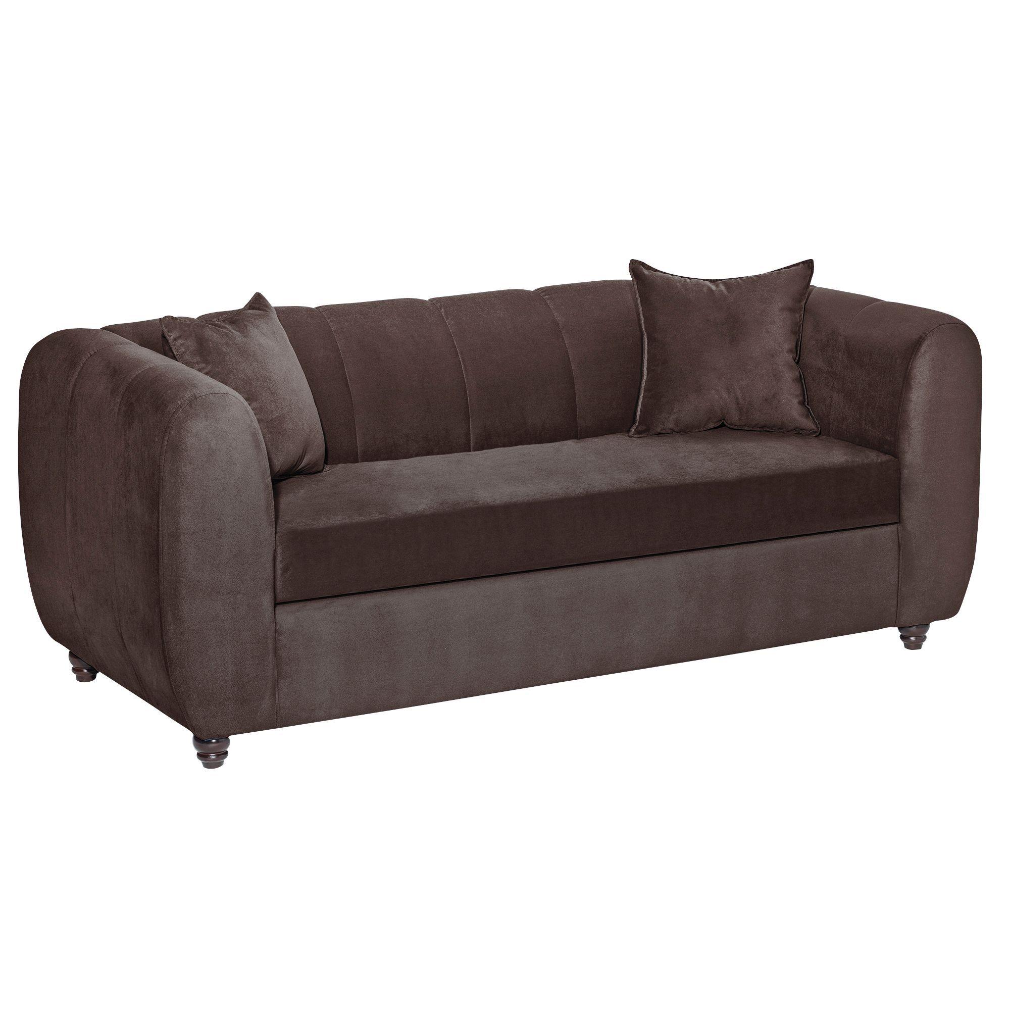 Sofá Italia Chocolate 3 Cuerpos -4