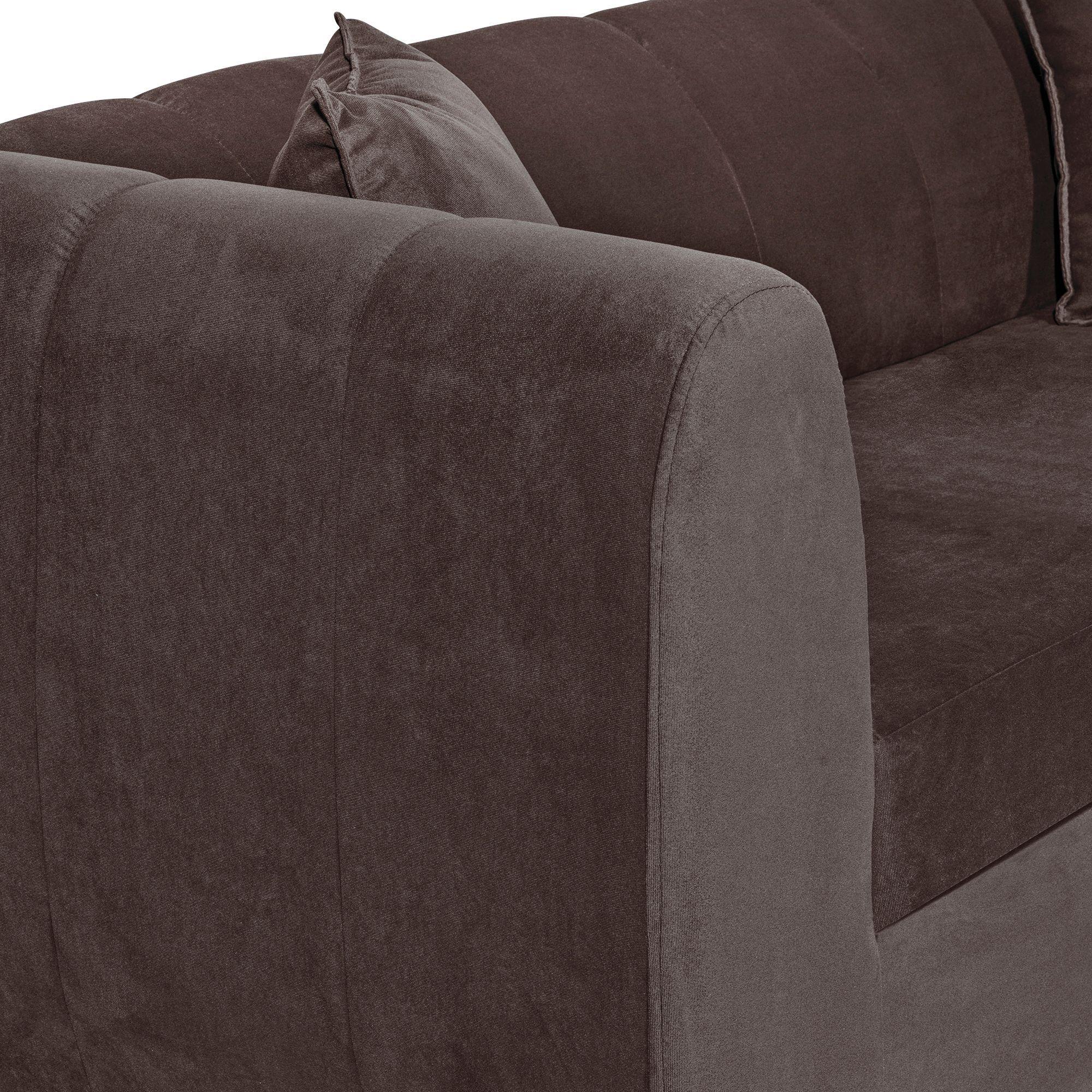 Sofá Italia Chocolate 3 Cuerpos -3
