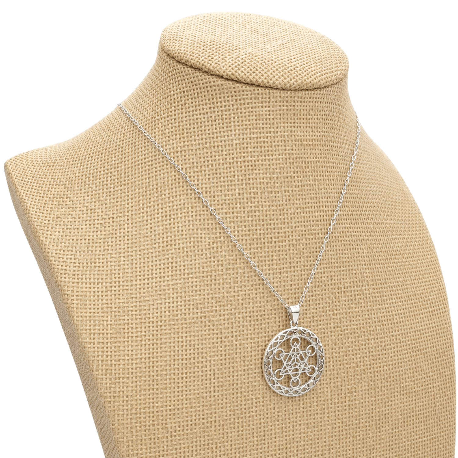 Collar Cubo Metatr n Grande Plata 925 Protecci n-5
