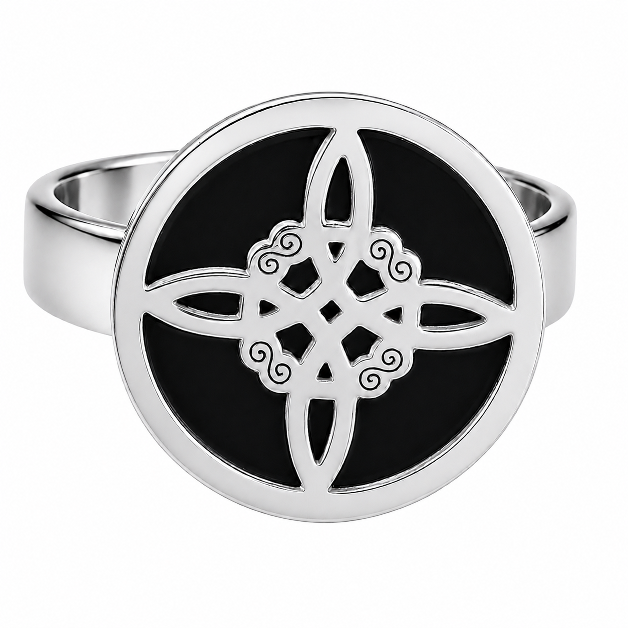 Anillo Nudo de Bruja Celta Irland s Ajustable-5