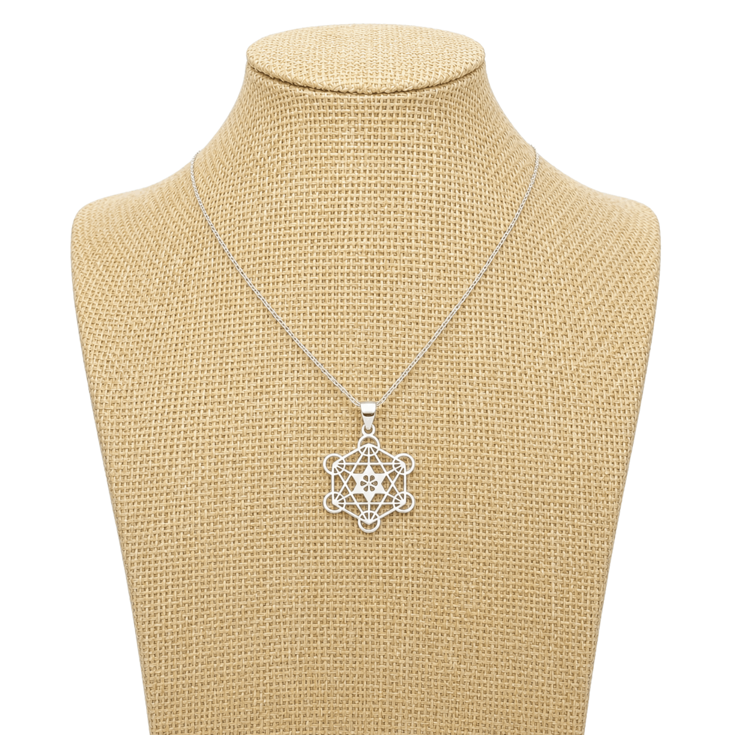 Collar Cubo Metatr n de Plata Conexi n Divina-4