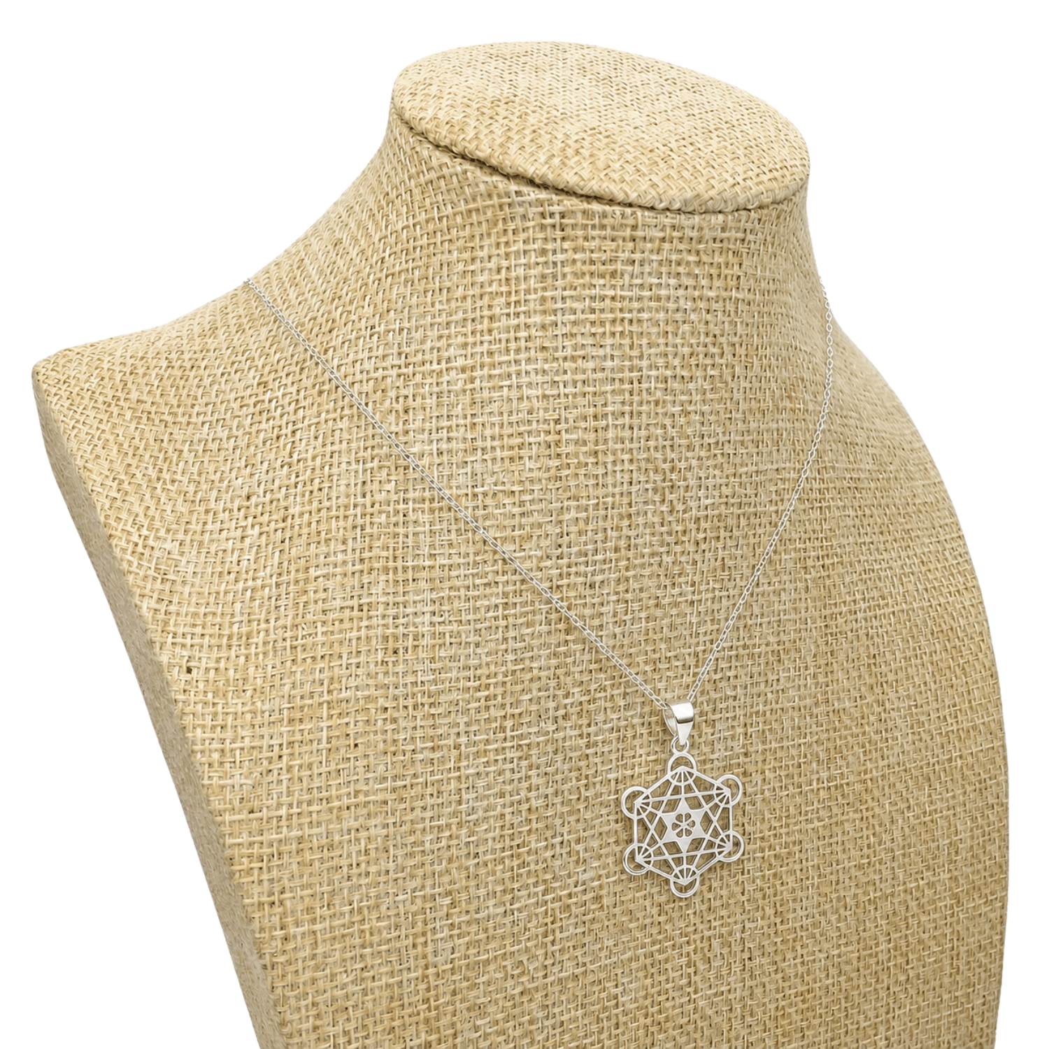 Collar Cubo Metatr n de Plata Conexi n Divina-5