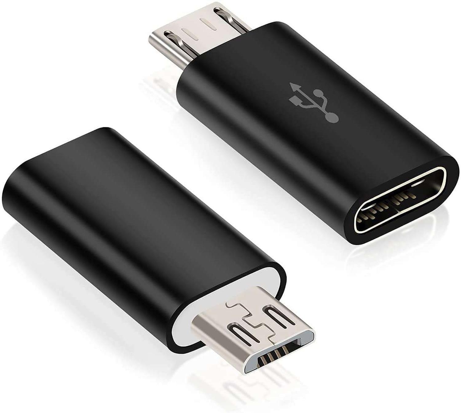 Adaptador Conversor Conector Tipo C A Micro Usb Carga V8-0