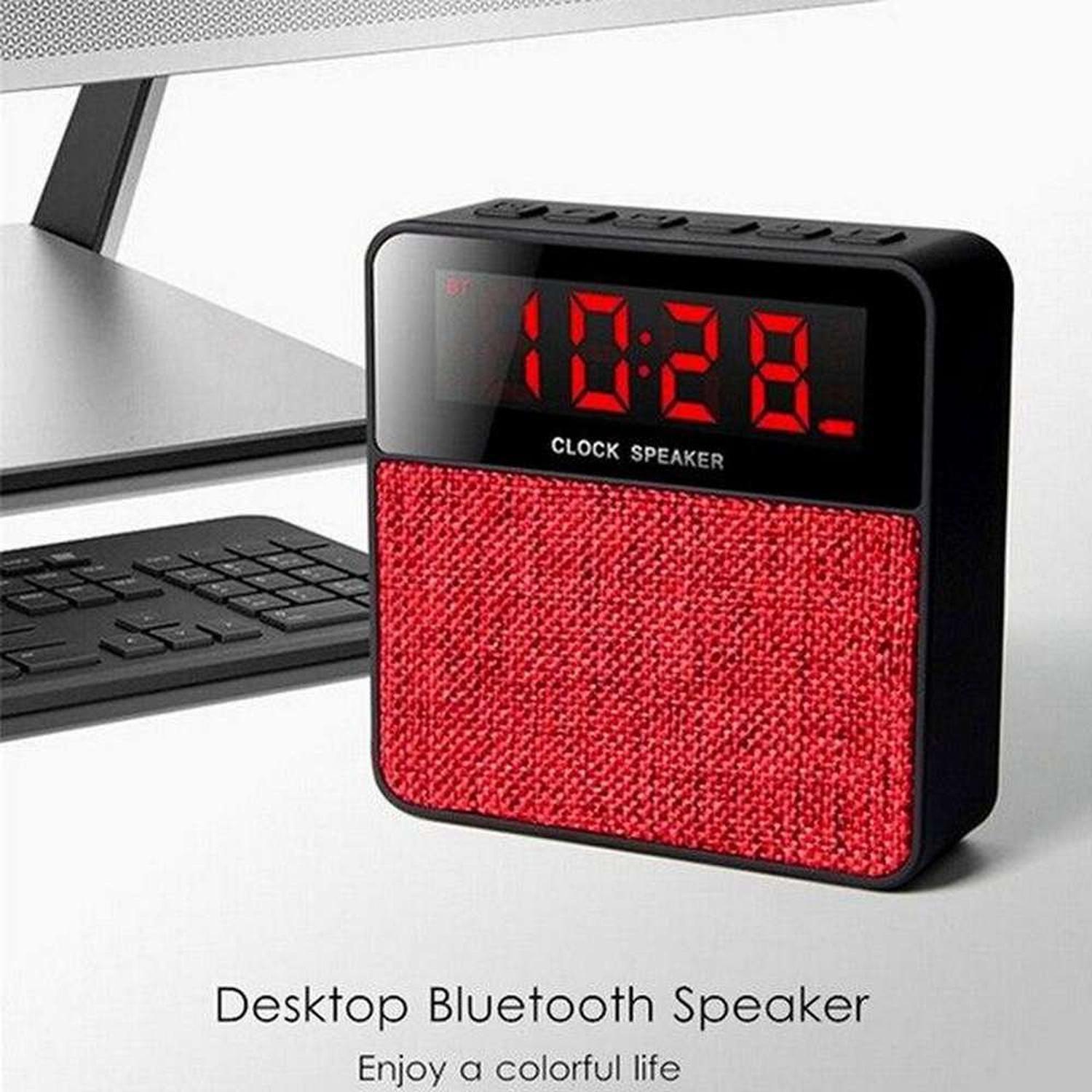 Radio Reloj Despertador Parlante Bluetooth Usb Alarma Auxiliar-2