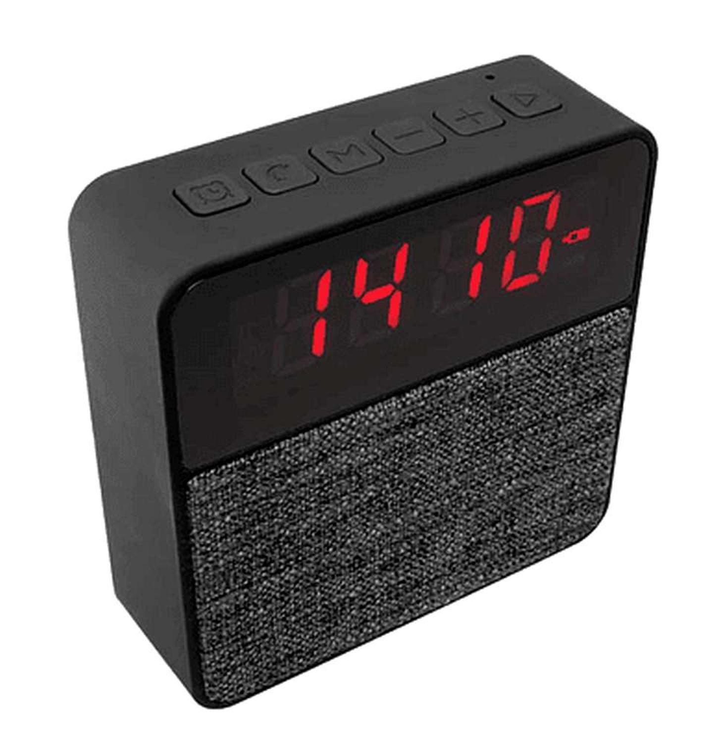 Radio Reloj Despertador Parlante Bluetooth Usb Alarma Auxiliar-5
