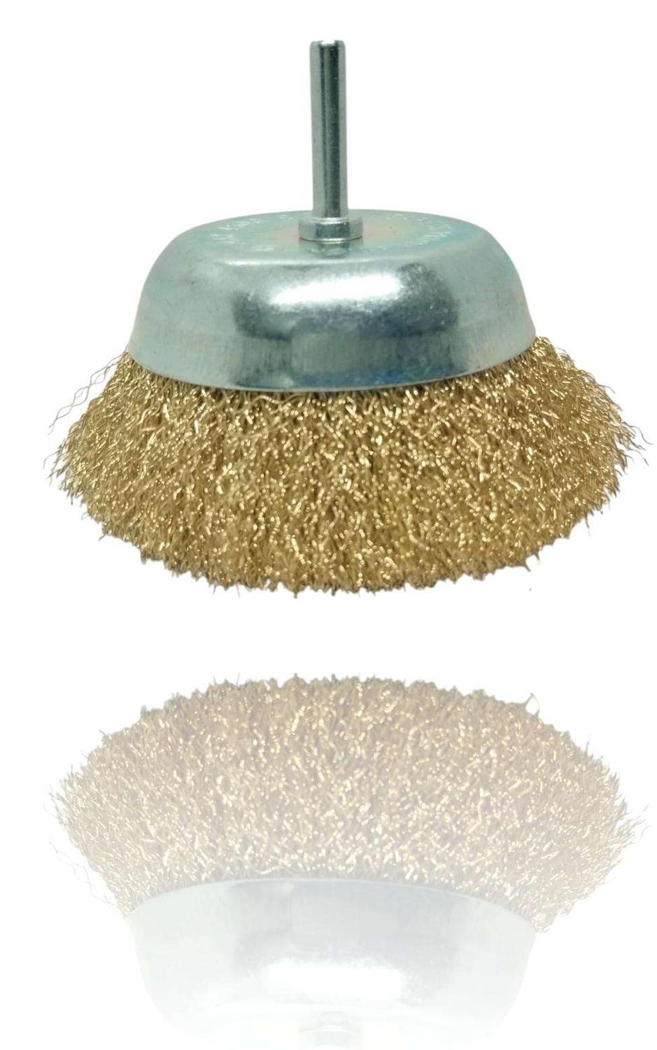 Disco Escobilla Alambre Acero Chascon Cerdas Metal Pulido Oxido Pintura Taladro-2