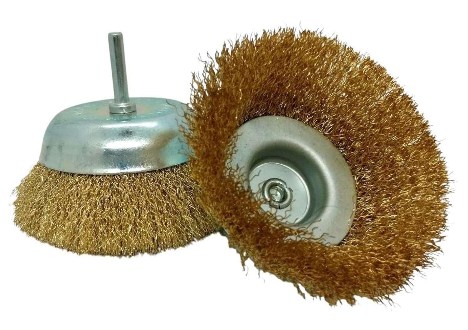Disco Escobilla Alambre Acero Chascon Cerdas Metal Pulido Oxido Pintura Taladro-3