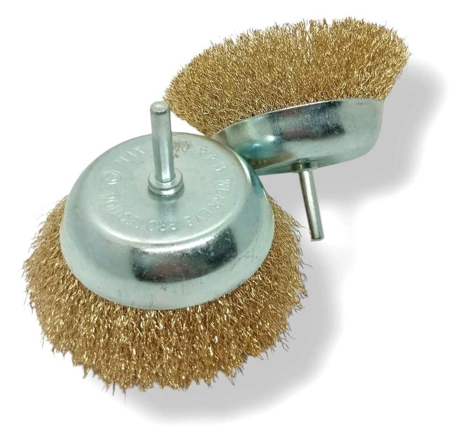 Disco Escobilla Alambre Acero Chascon Cerdas Metal Pulido Oxido Pintura Taladro-4