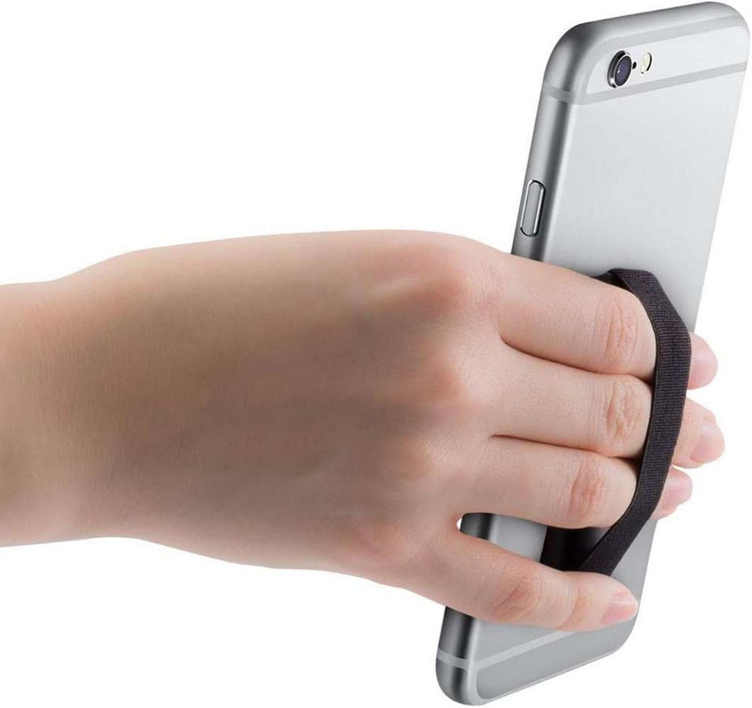 Cinta Anillo Para Celular Tela Antirrobo Sujetador Elastico-2