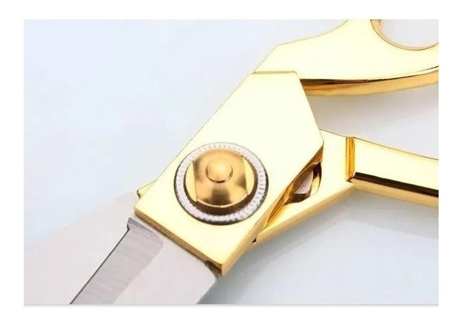 Tijera Para Tela Sastre Costura Acero Inoxidable Vintage-5