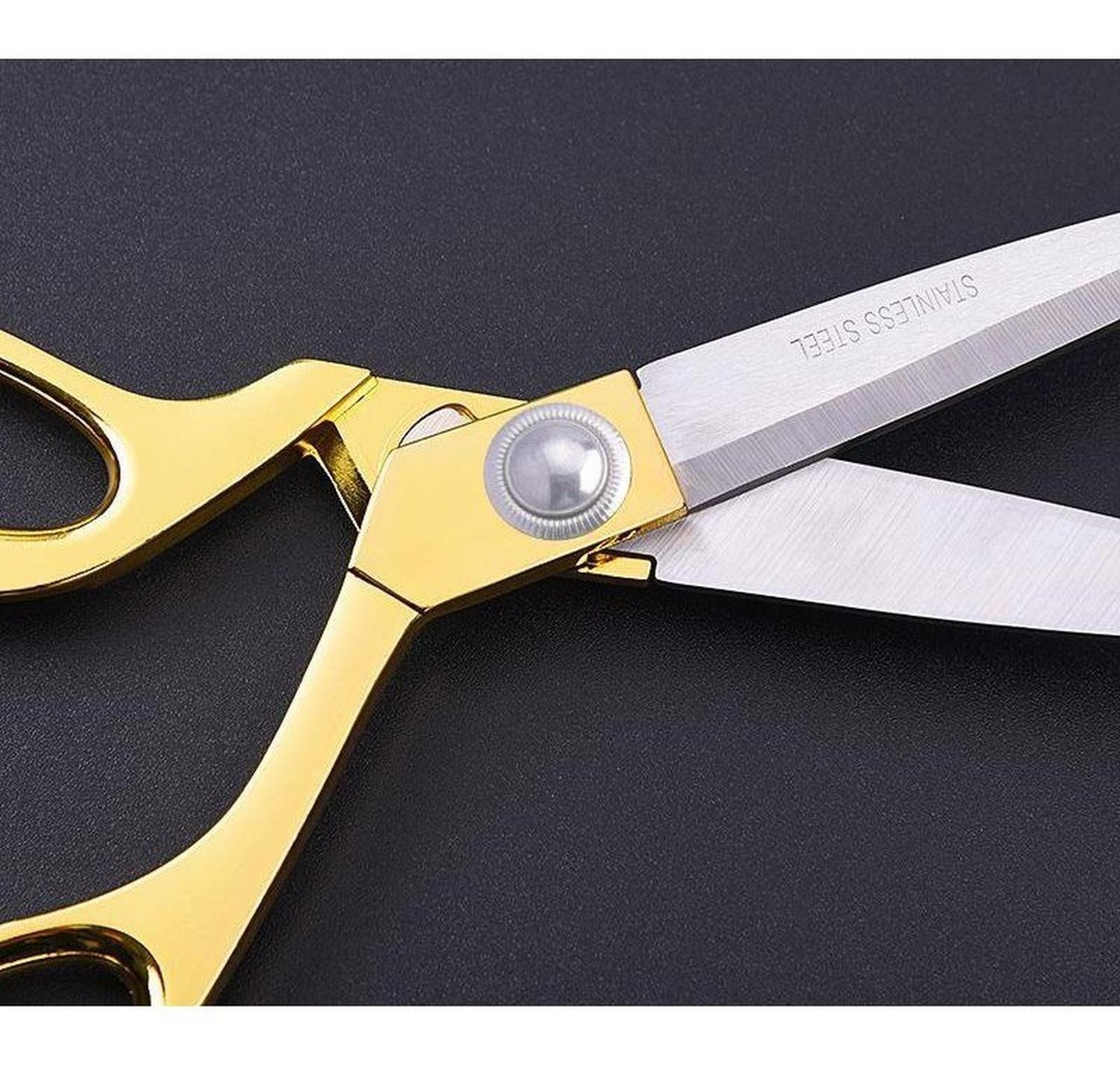 Tijera Para Tela Sastre Costura Acero Inoxidable Vintage-8