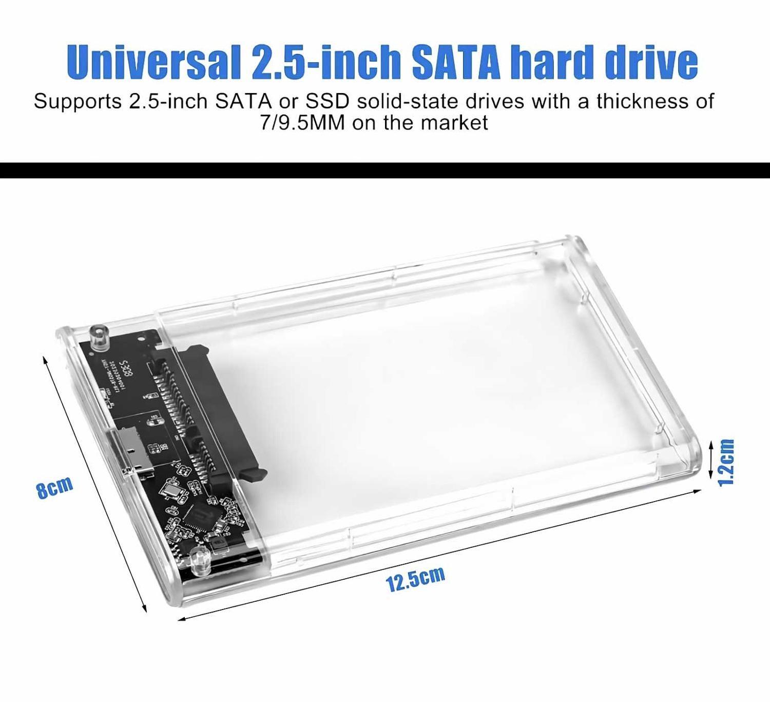 Case Usb 3.0 Disco Duro Sata 2.5 Cofre Enclosure Serial Ata-1