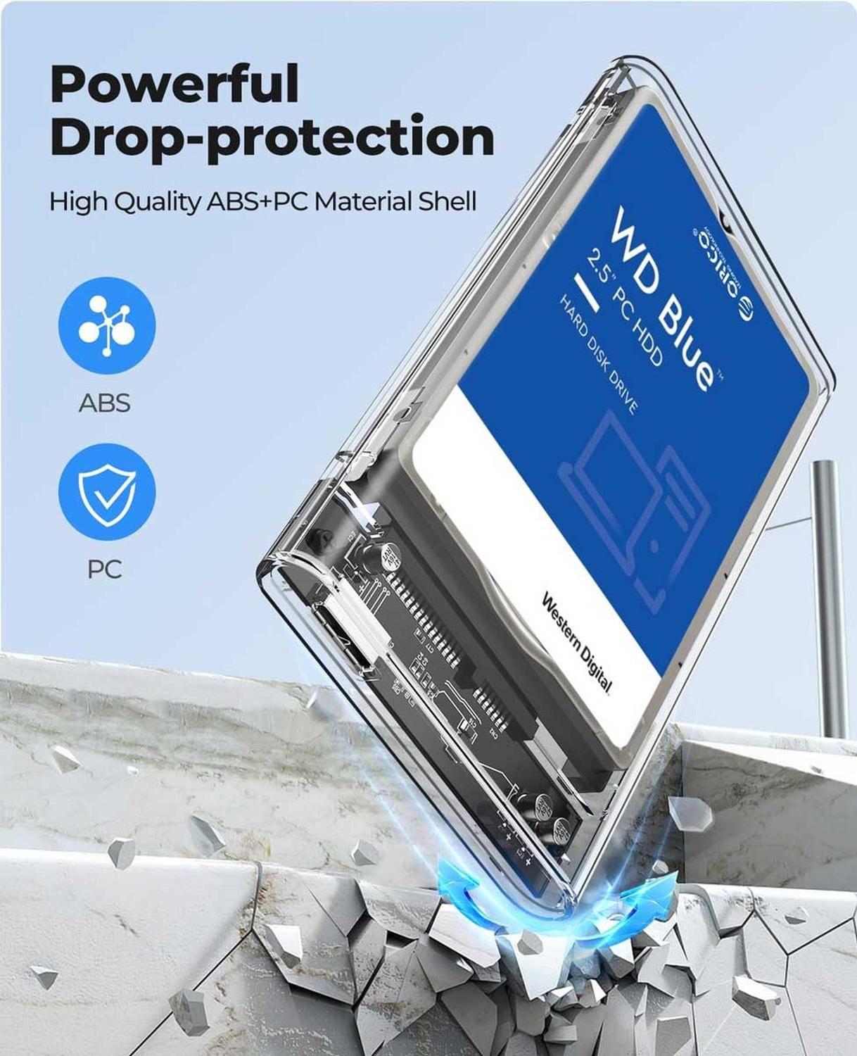 Case Usb 3.0 Disco Duro Sata 2.5 Cofre Enclosure Serial Ata-5