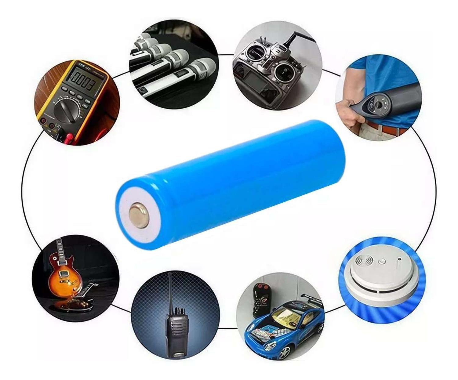 Bateria Pila 18650 Recargable Linterna Puntero Laser Vapeador-7