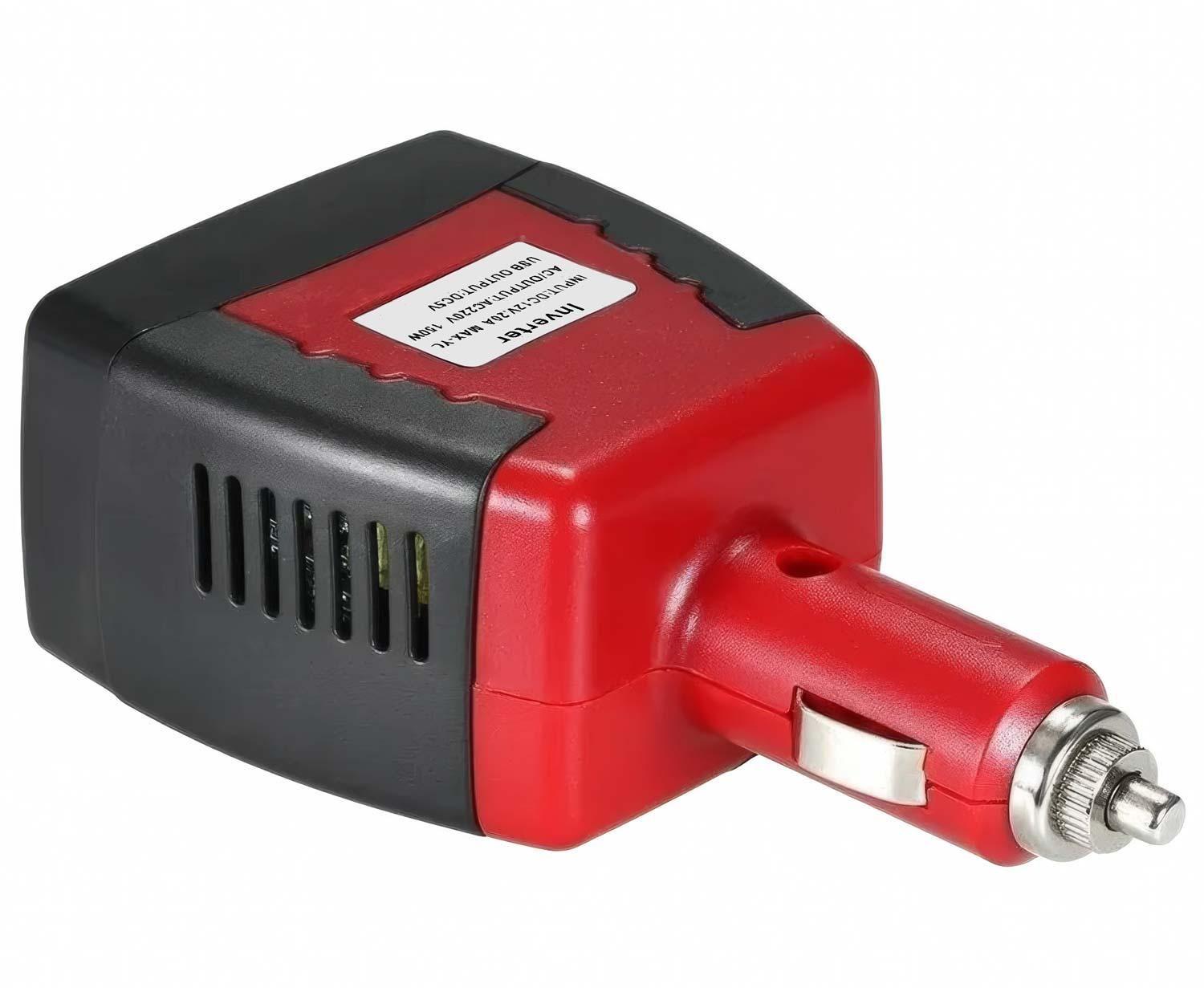 Inversor Voltaje De Conversor Corriente Auto 12v A 220v 150w-4