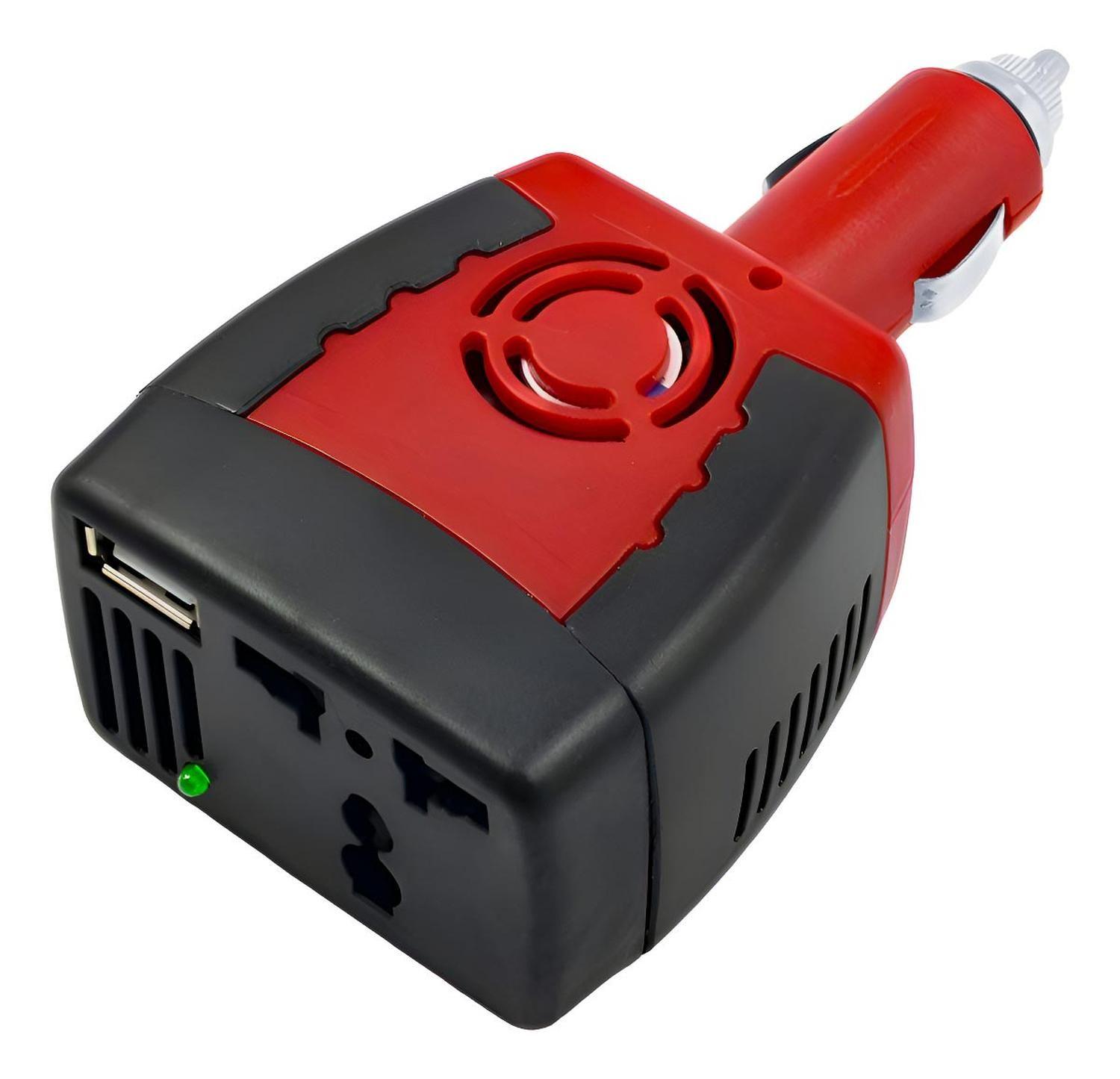 Inversor Voltaje De Conversor Corriente Auto 12v A 220v 150w-5