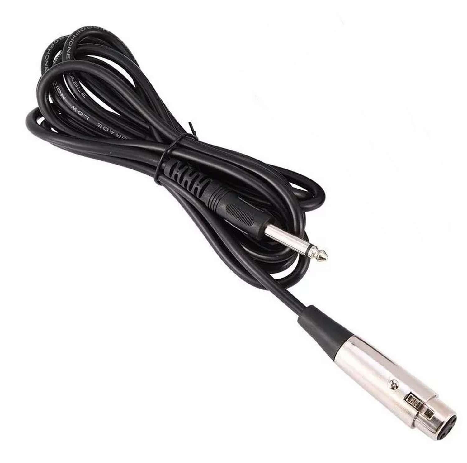 Cable XLR Canon a Plug 6.3mm Microfono Amplificador Guitarra-2